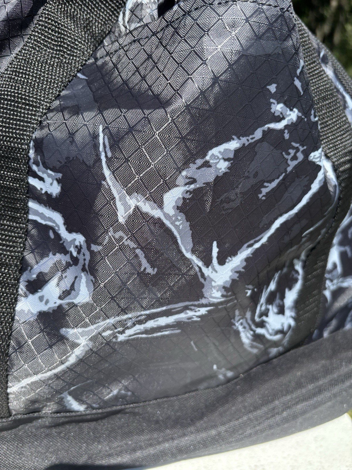 Midnight Marble Tote Bag | Drawstring Closure | Thirty-One Cinch Utility Tote