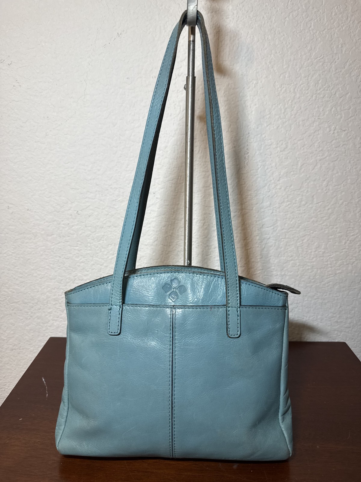 Patricia Nash Bianco Tote East West Sage Green Should Carry-all bag