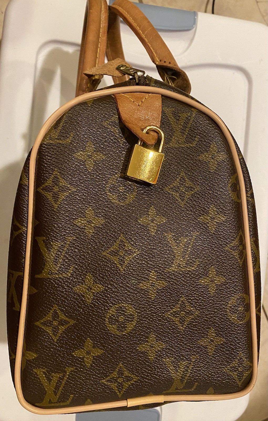 Louis Vuitton Vintage Satchel; very good condition but needs TLC