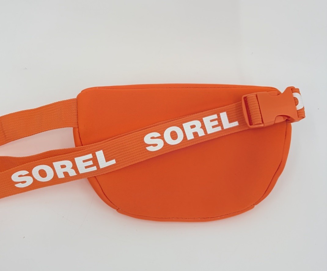 Sorel Belt Bag Fanny Pack Orange Adjustable 10 Inches by 6 Inches