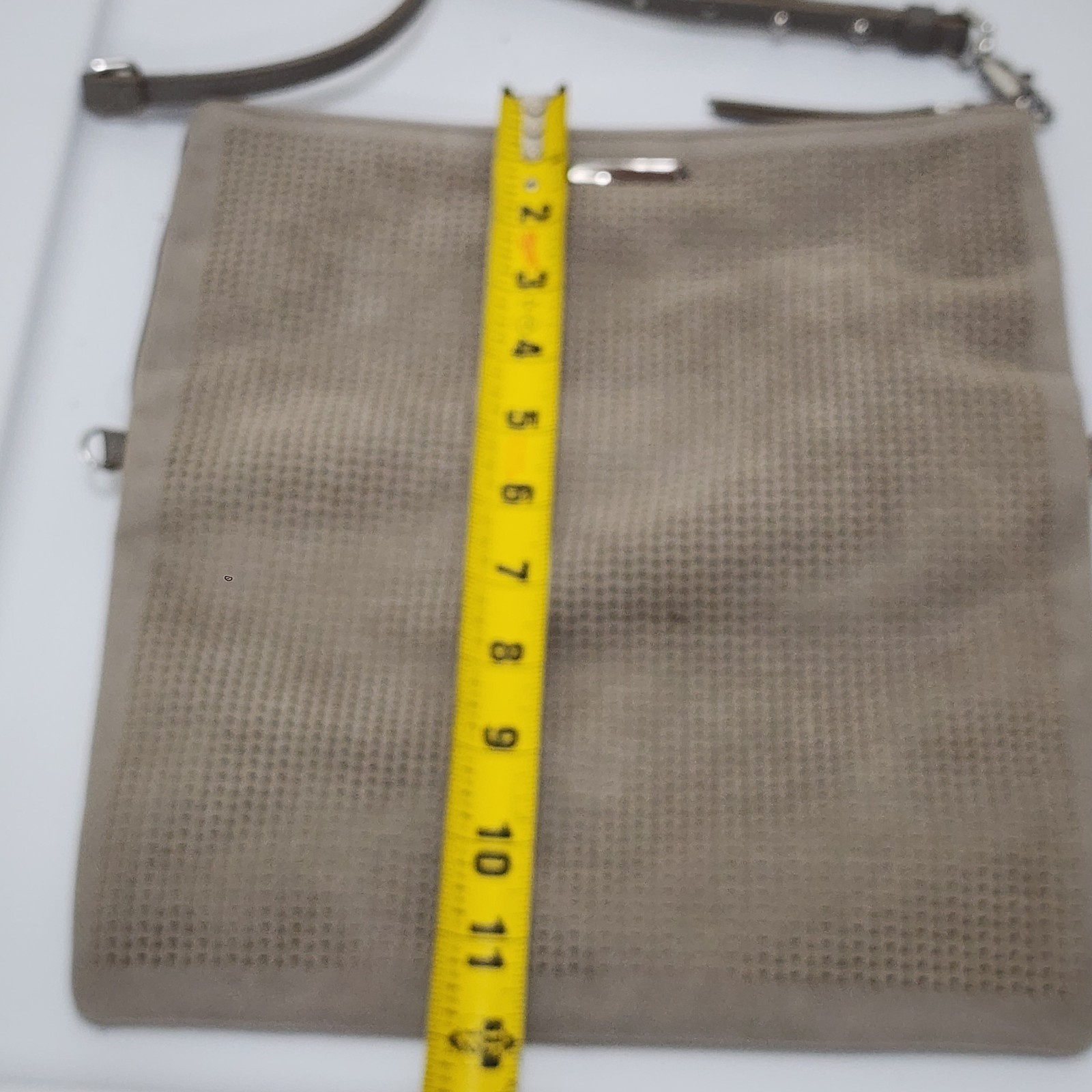 Stella & Dot Waverly 3-way Petite Crossbody Clutch in Slate Gray Vegan Leather