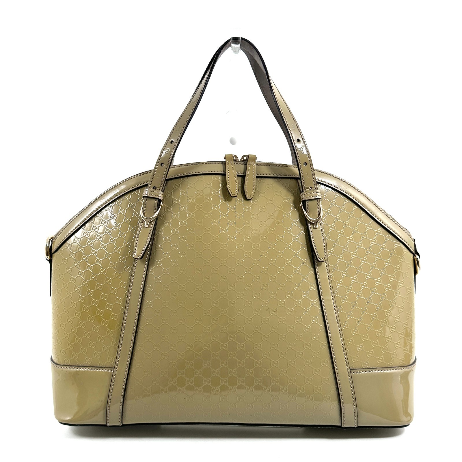 GUCCI Patent Leather 2 Way Handbag