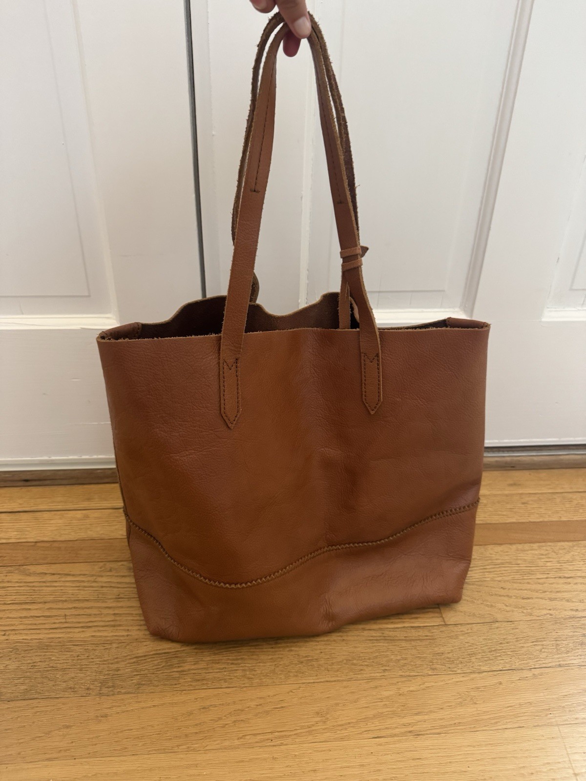 J.CREW Downing Tote Bag – 100% leather