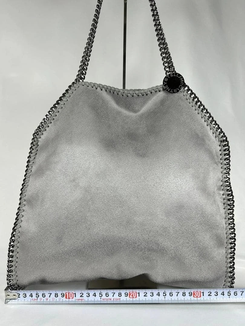 Stella mccartney falabella foldover bag silver Light Gray 510440