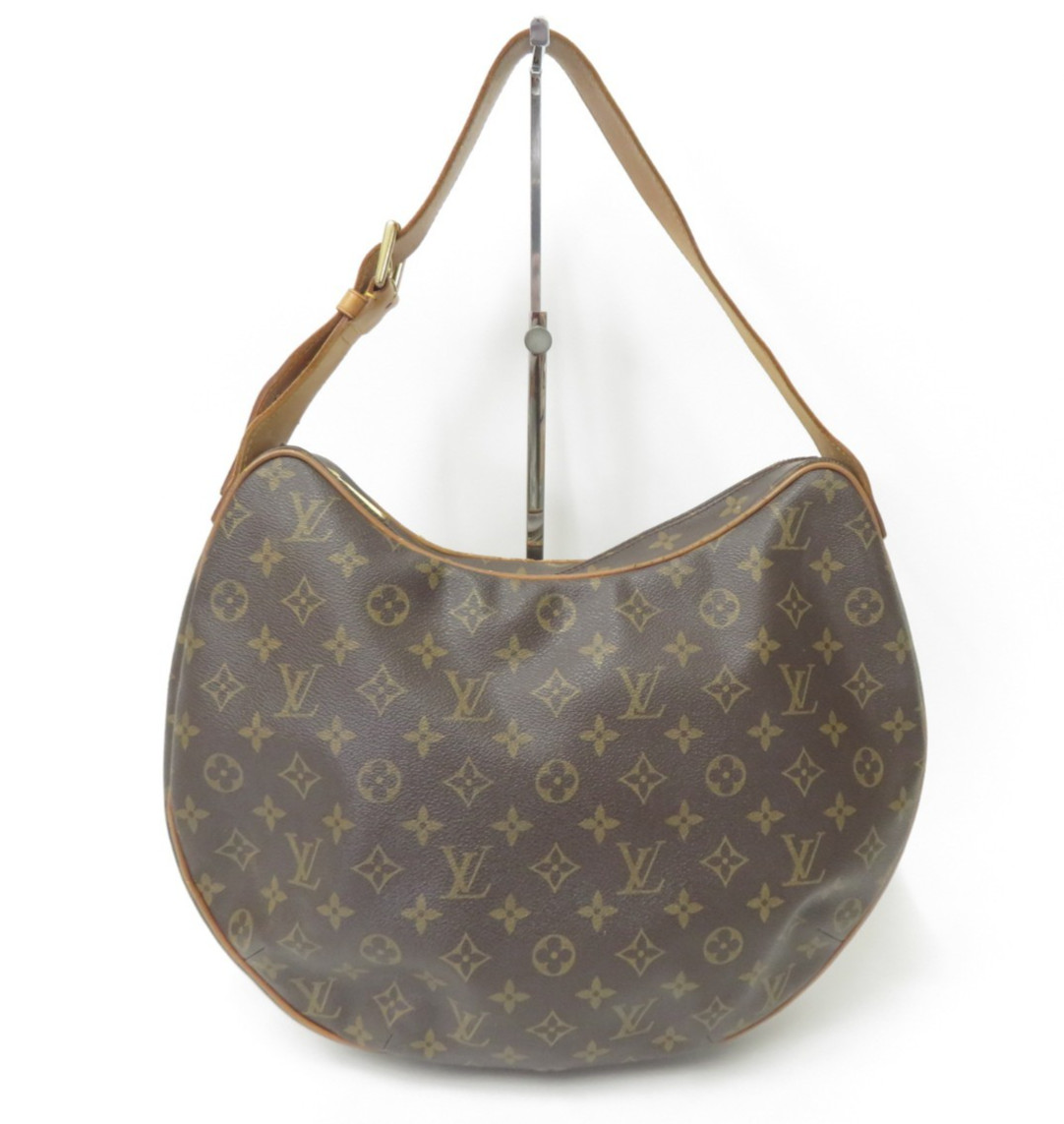Authentic Louis Vuitton Monogram Croissant Shoulder Bag F#51021