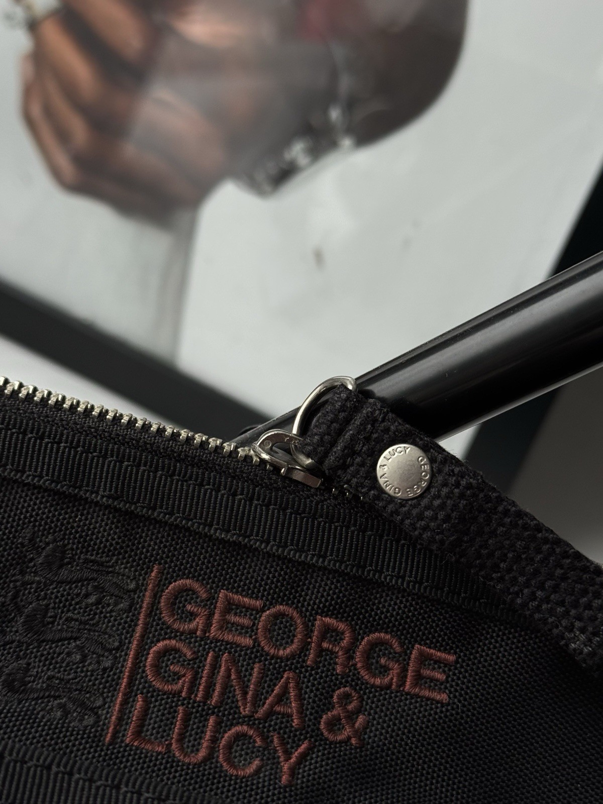 Rare George Gina & Lucy Black Jelly Bean GGL Carbine Y2K City Bag Handbag