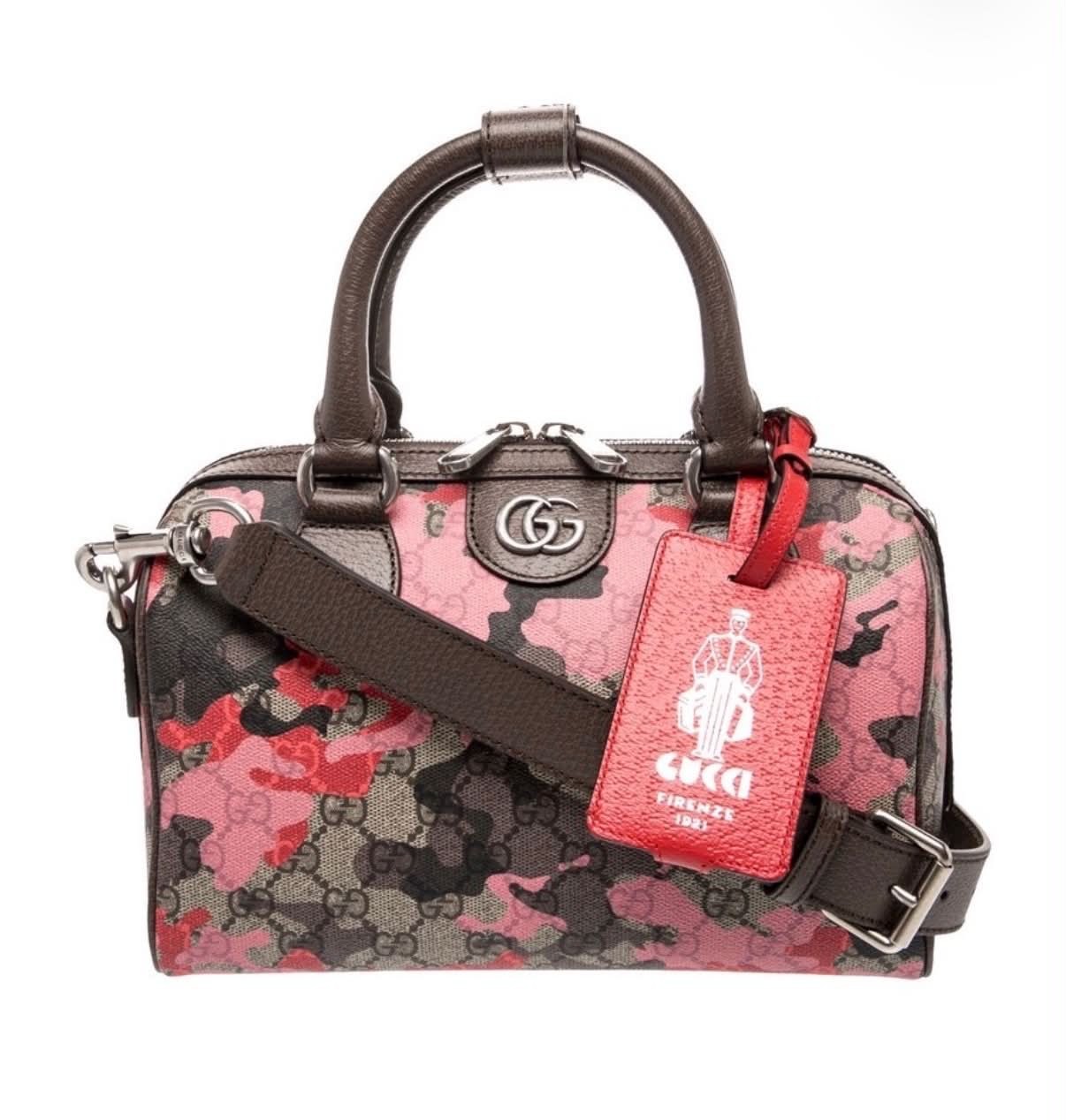 Gucci GG Duffle Bag in Red/Pink (Small)