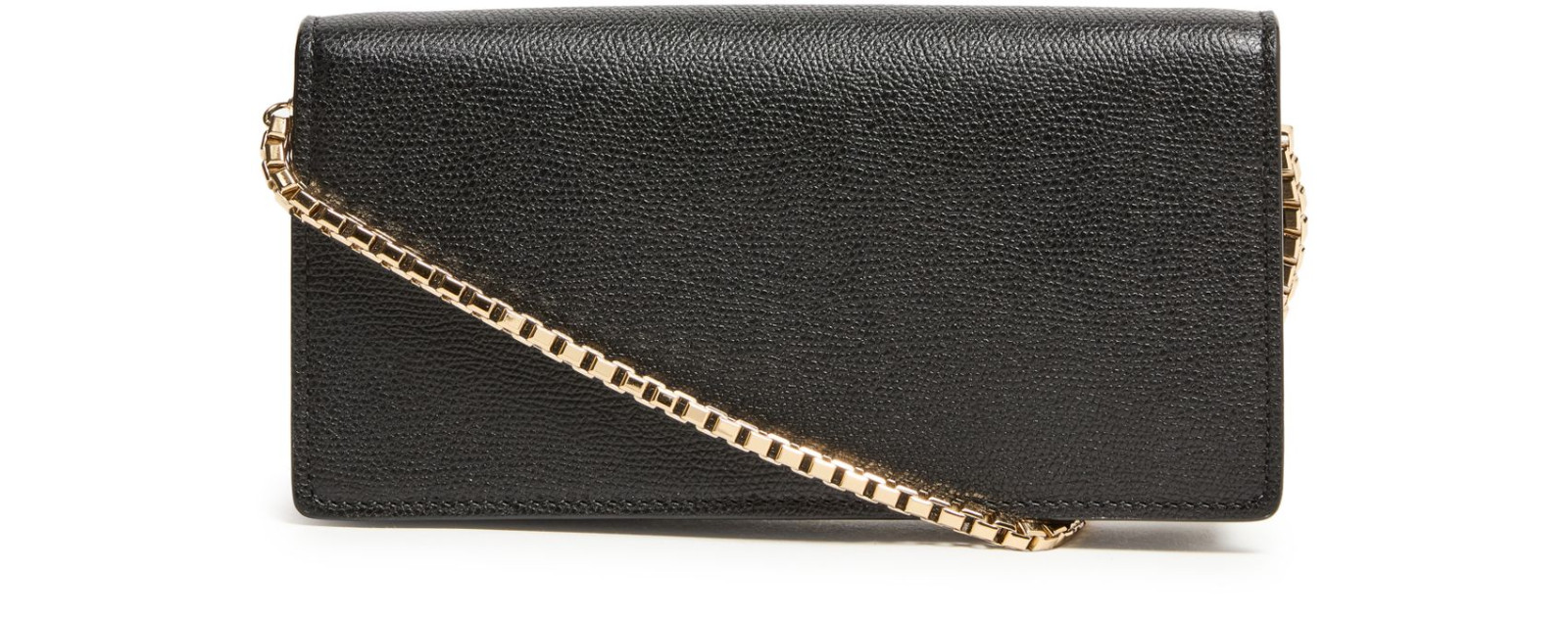 VALEXTRA Iside Black Chain Bag New & Authentic