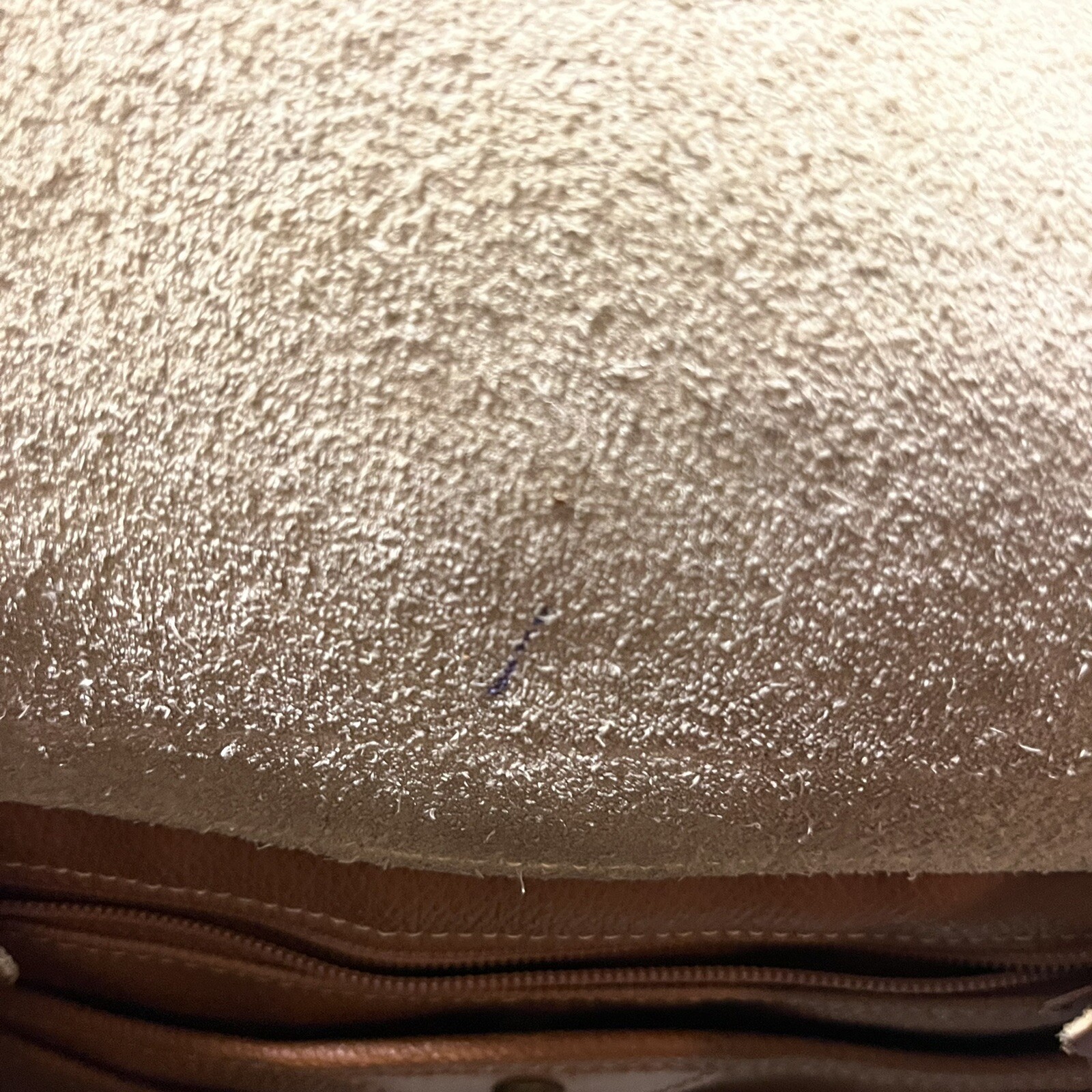 Vintage Dooney & Bourke Purse R25 Medium Essex Bone British Tan Leather