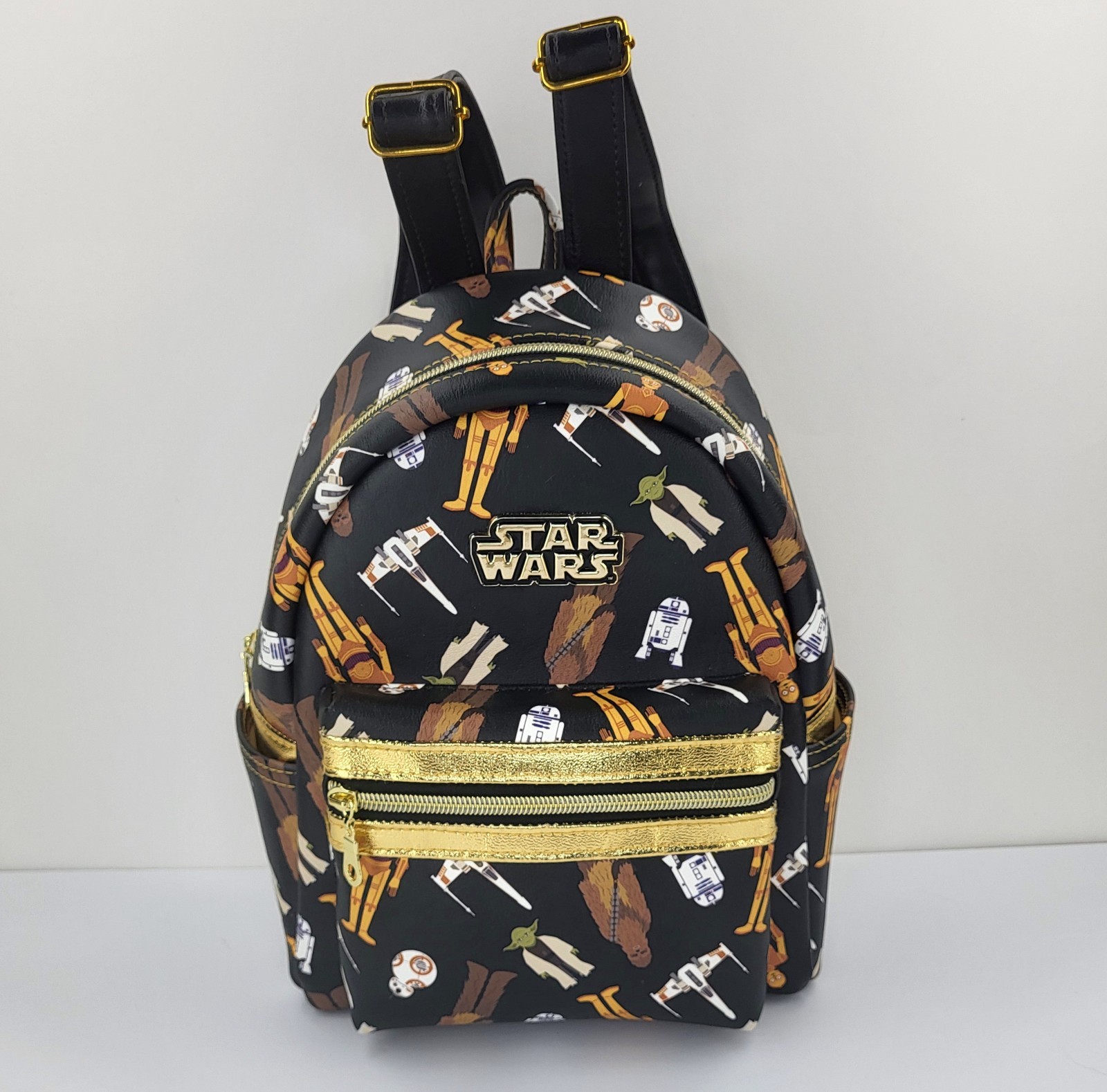 Custom Star Wars vintage style retro faux leather mini backpack Loungefly type