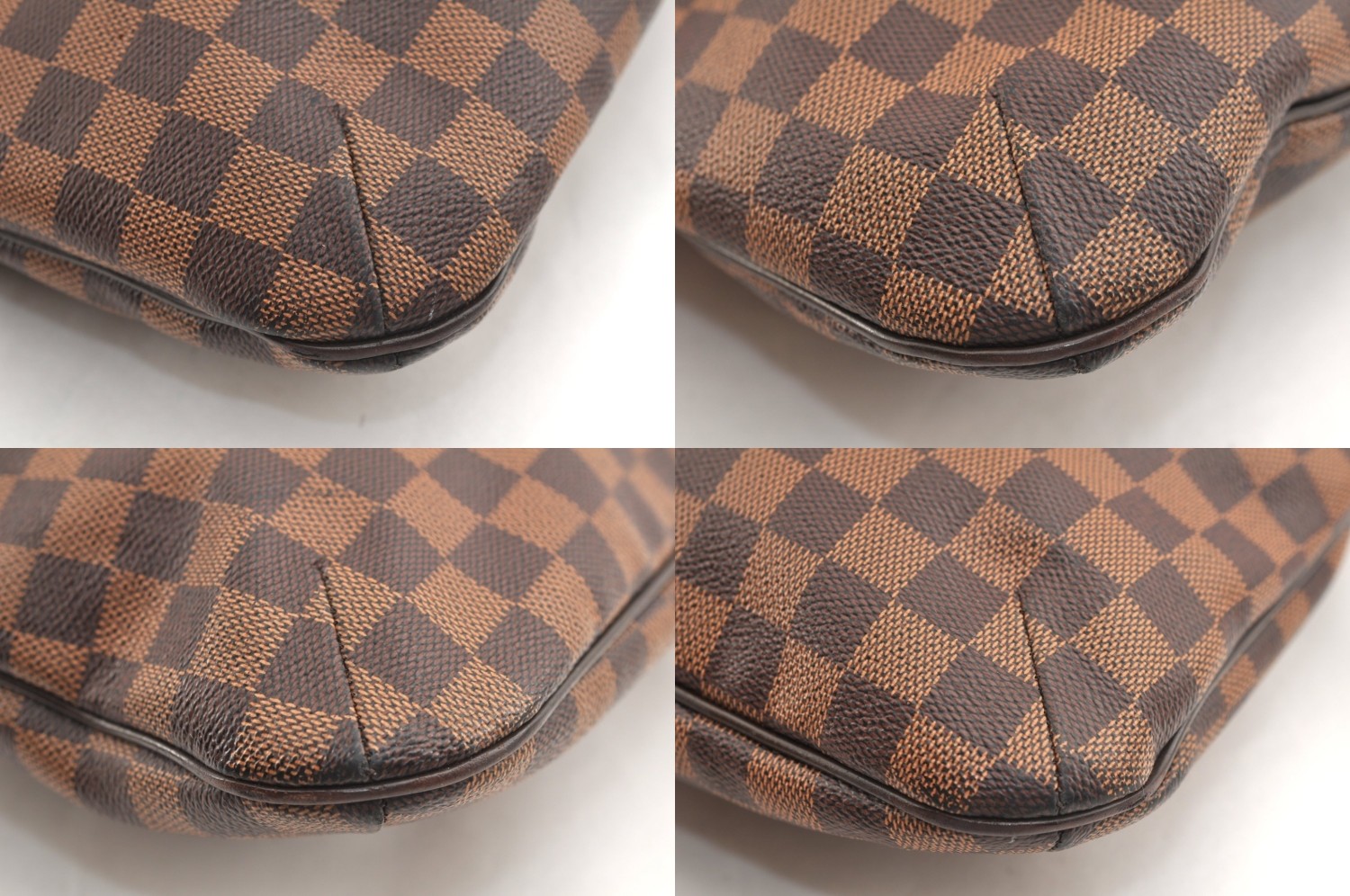 Authentic Louis Vuitton Damier Bloomsbury PM Shoulder Cross Bag N42251 LV AC276