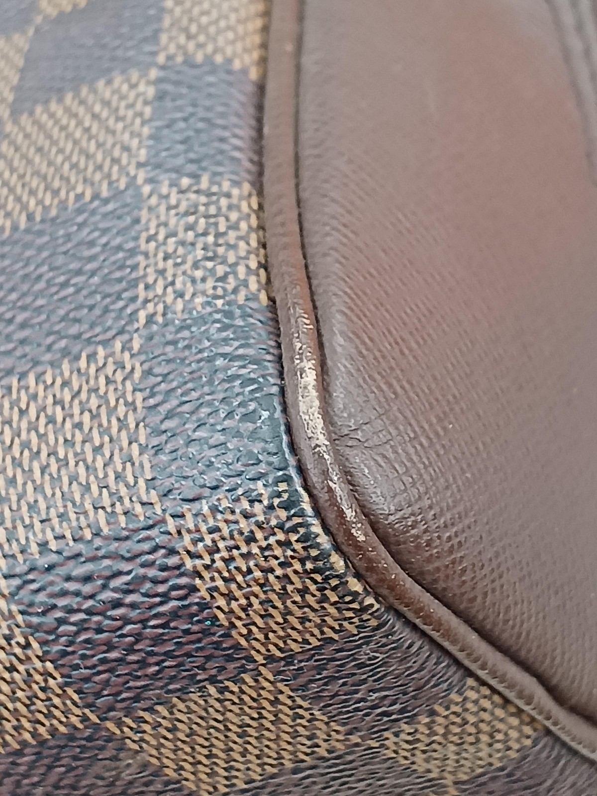 Louis Vuitton Damier Ebene Brera N51150 Handbag Tote Bag #M-1140