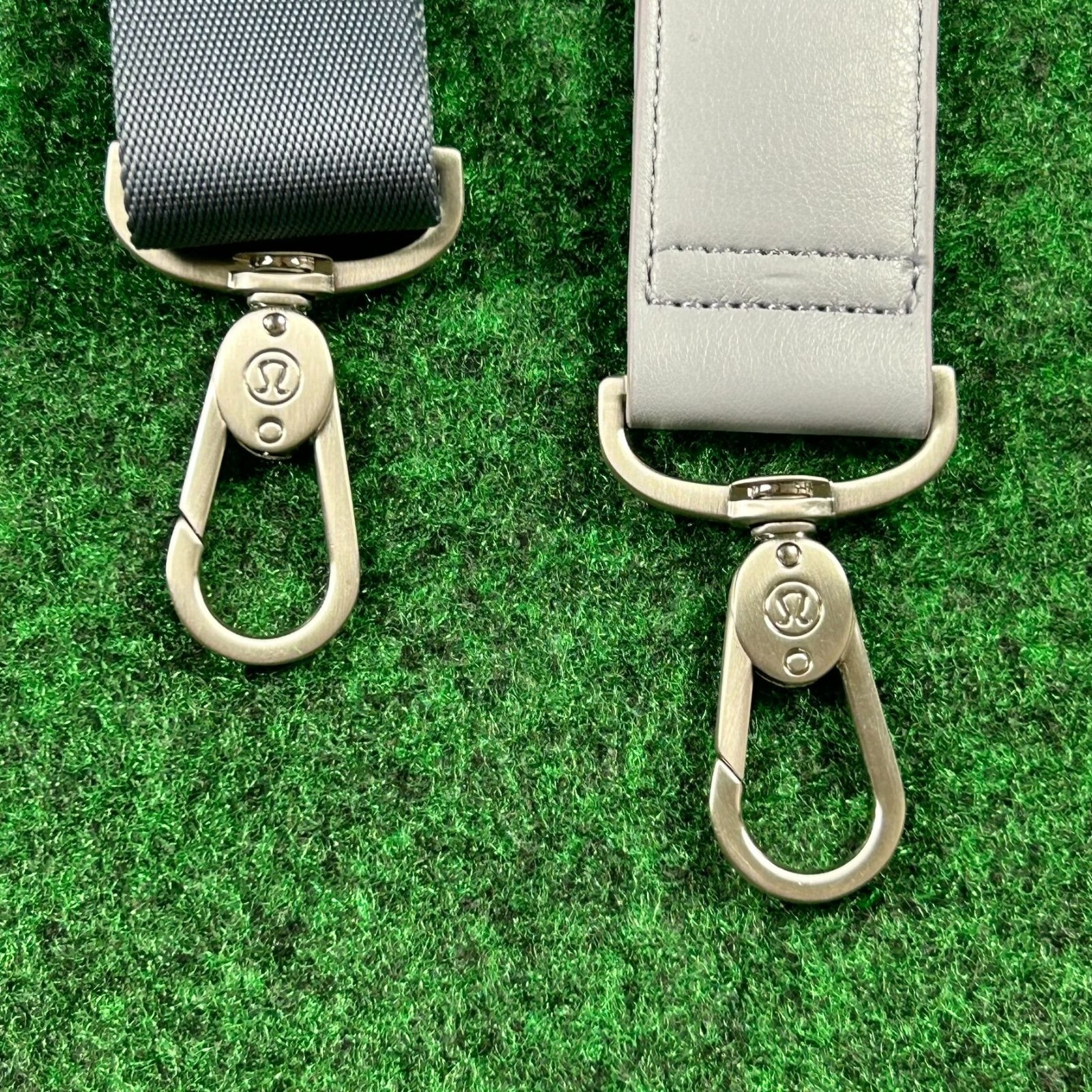Lululemon Athletica Padded Bag Strap Adjustable Blue Metal Clasps Strap Only