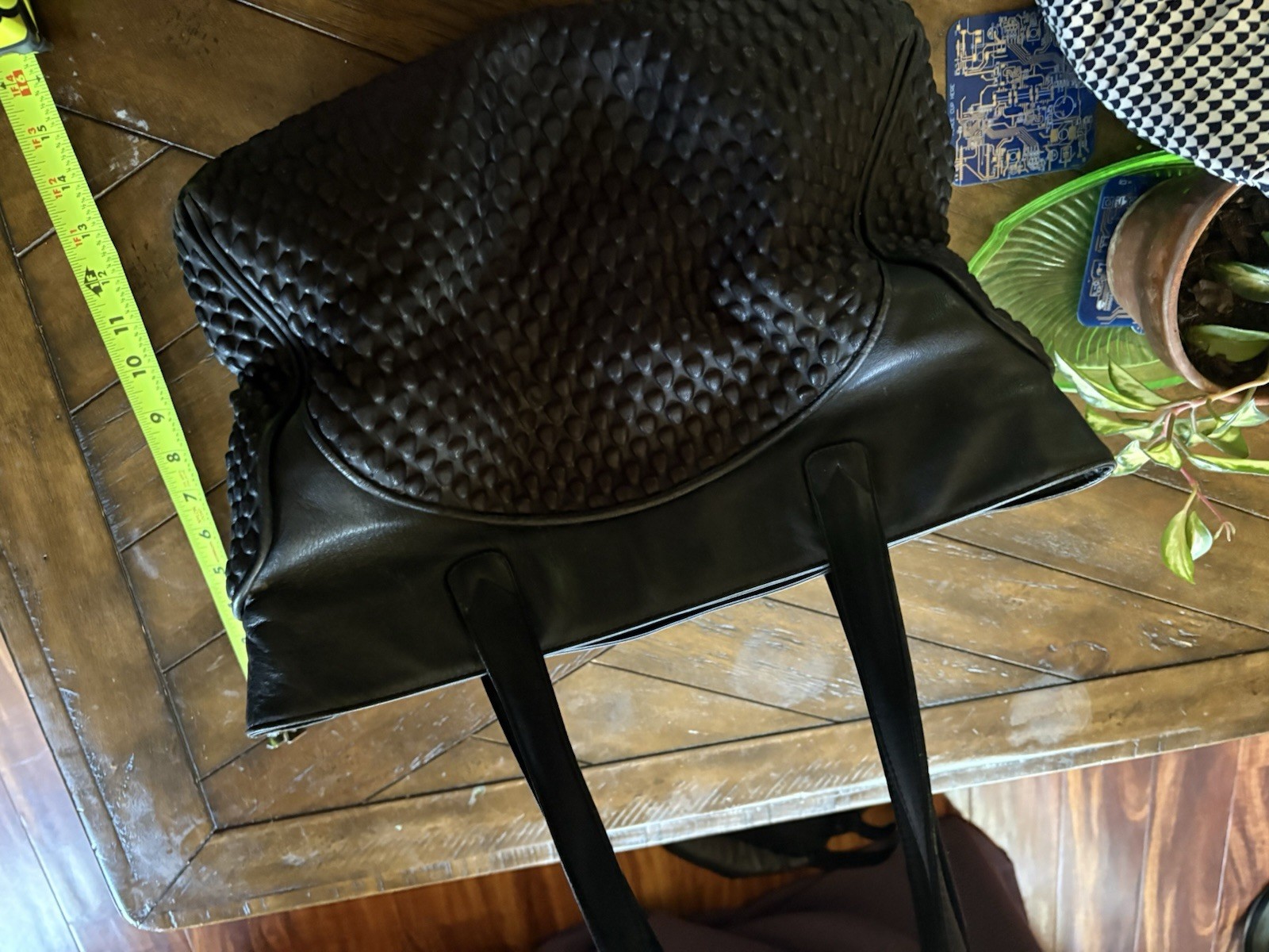 Tissa Fontaneda Black black Bubble bag