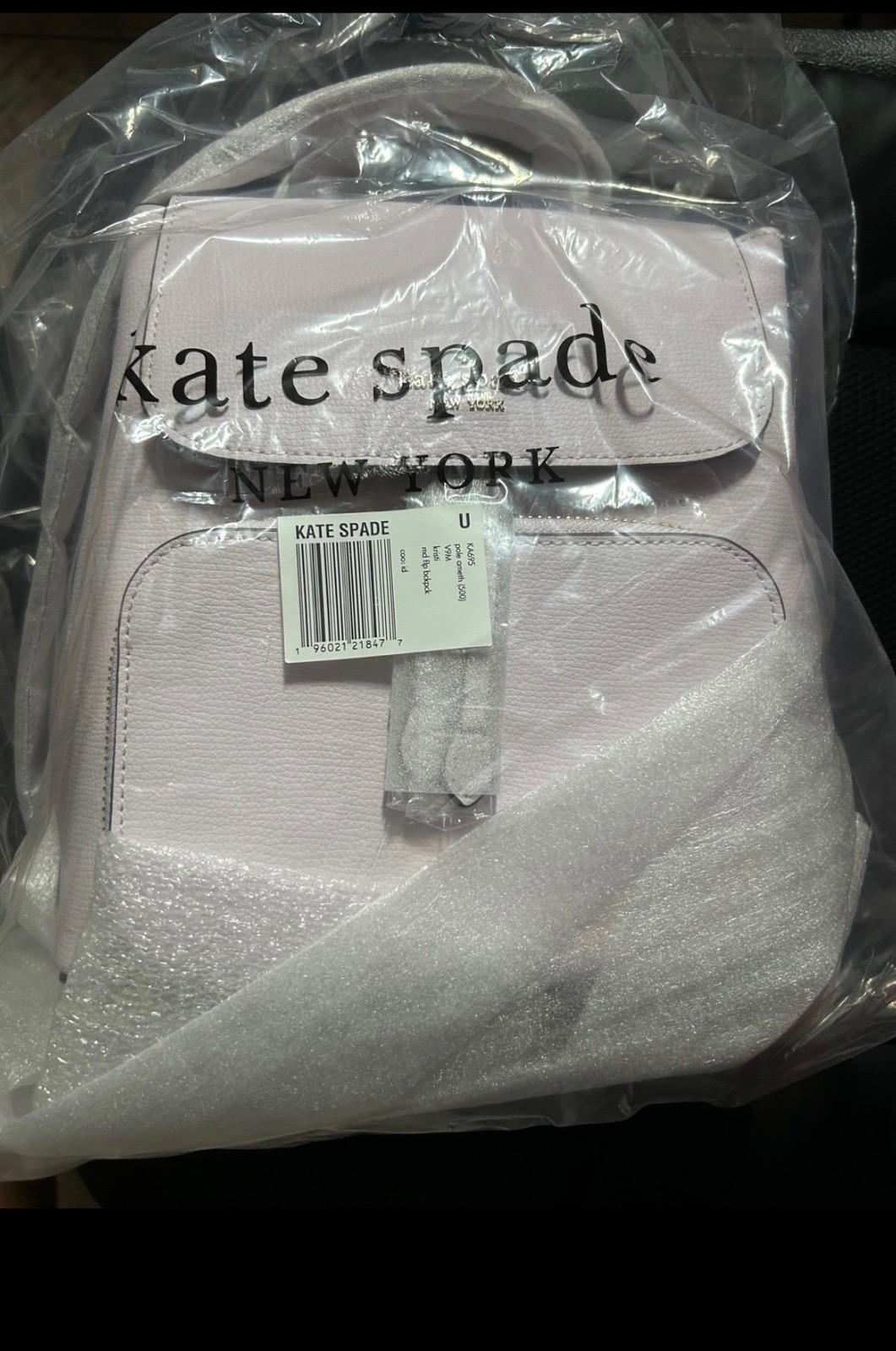 Kate Spade New York Kristi Medium Flap Backpack Classic Saddle Brown EUC