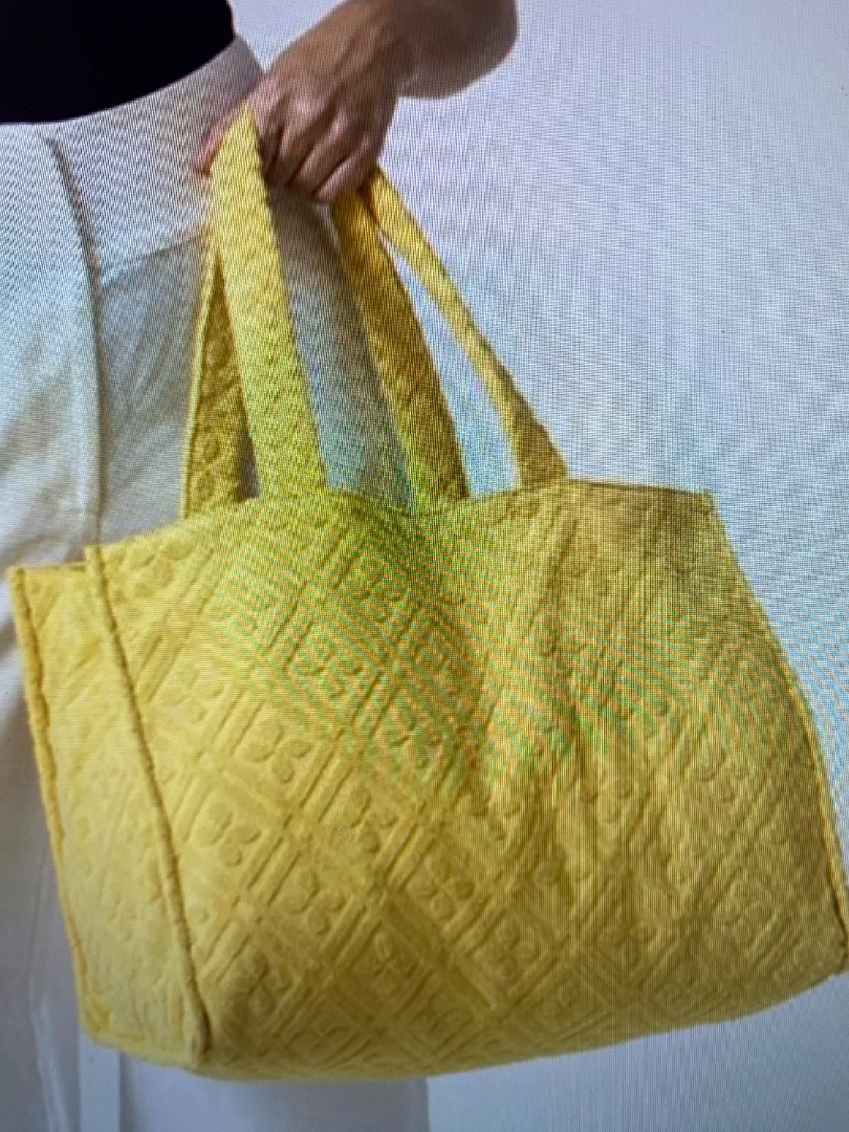 HELEN KAMINSKI ROCAMAR TERRY TOTE NEW/TAG MEDALLION