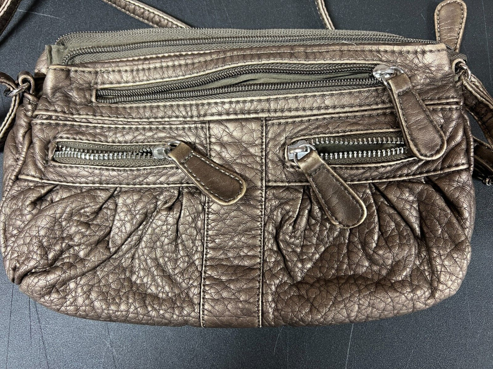 4 small hand bags -Rosetti, GAL, Target & Denim – all long straps