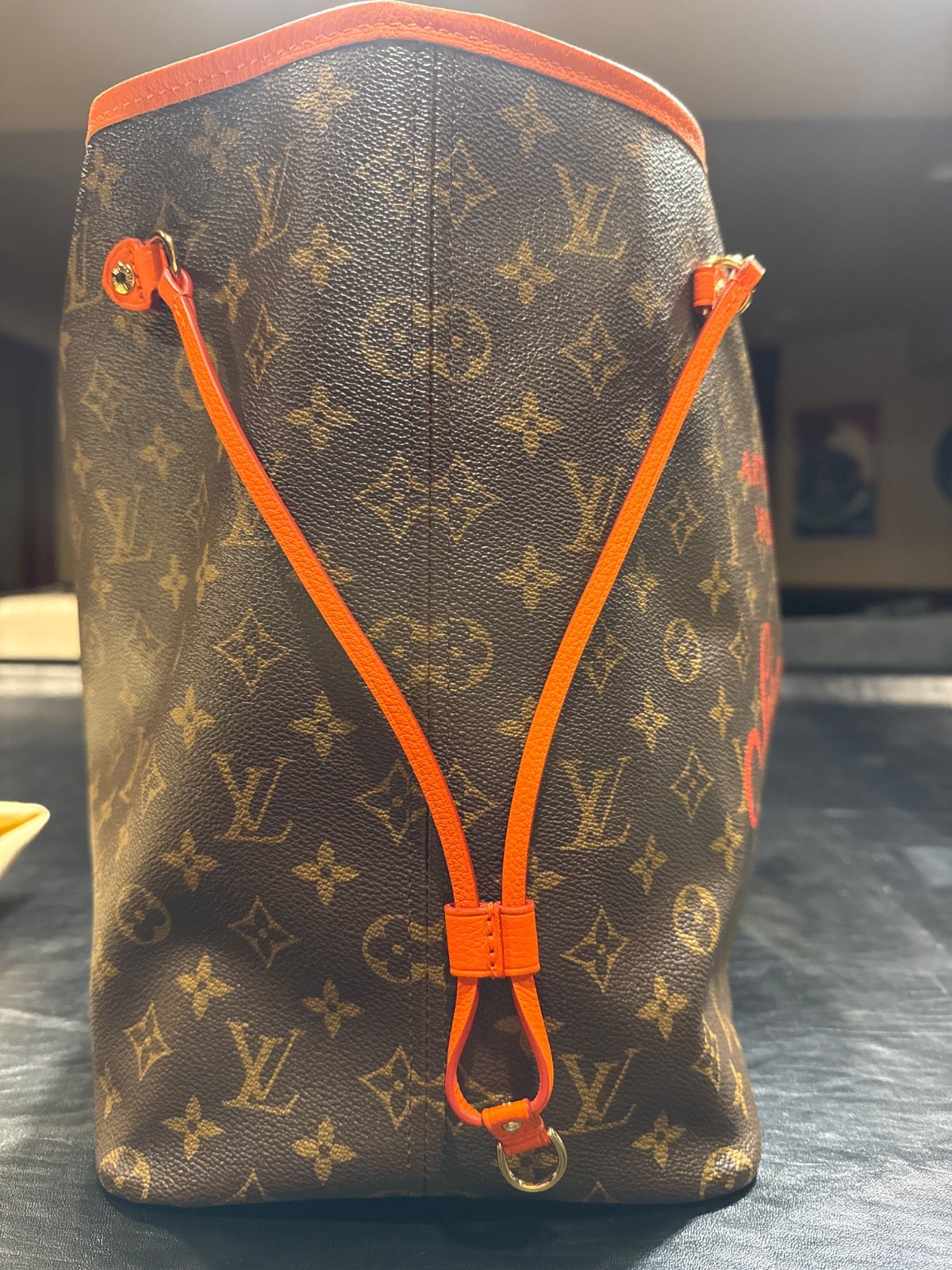 Monogram Articles de Voyage San Francisco LV Cup Neverfull GM Orange