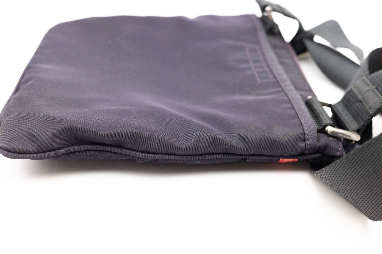 PRADA Shoulder bag crossbody nylon Purple Auth from JAPAN