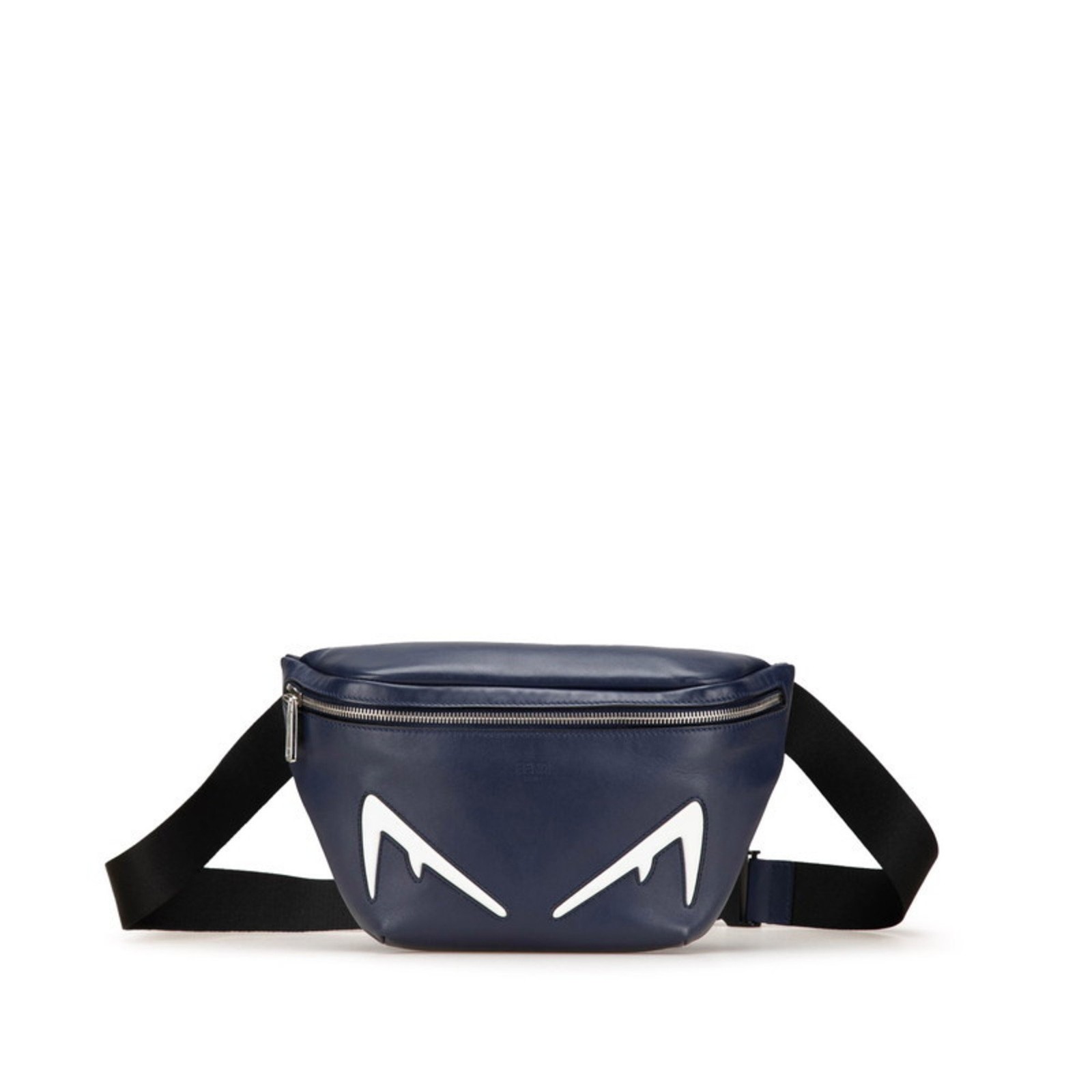 Fendi Bugs Eye Waist Bag/Body Bag 7VA434 Navy Leather Men’s FENDI GZl1ax48
