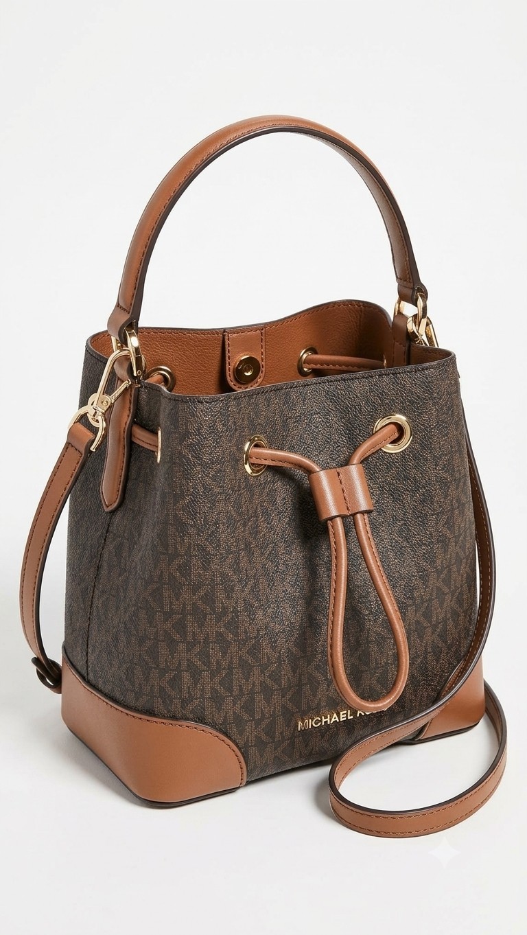 MICHAEL KORS 2way Shoulder Bag Handbag Signature Brown