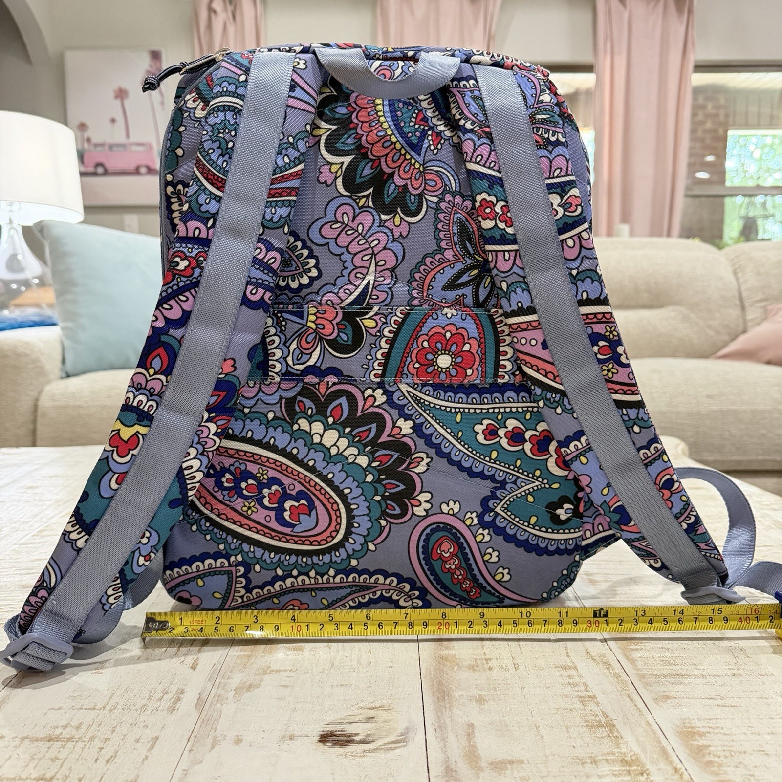 Vera Bradley Lighten Up Daytripper Backpack in Makani Paisley