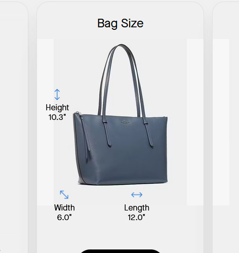 New Kate Spade All Day Tote Large Leather Shoulder Purse – Twilight Blue KO140