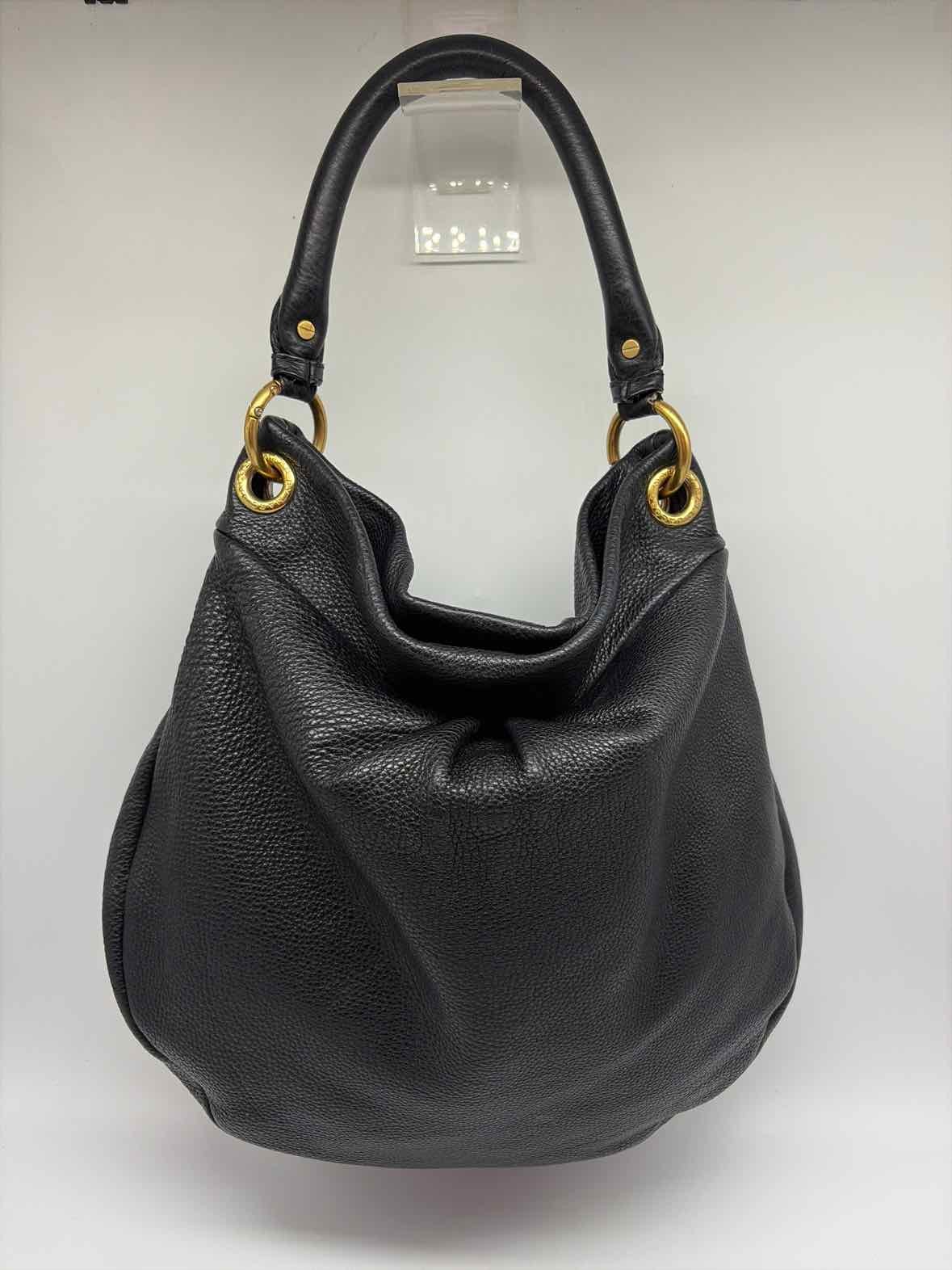 Marc By Marc Jacobs Black Pebbled Shoulder Bag