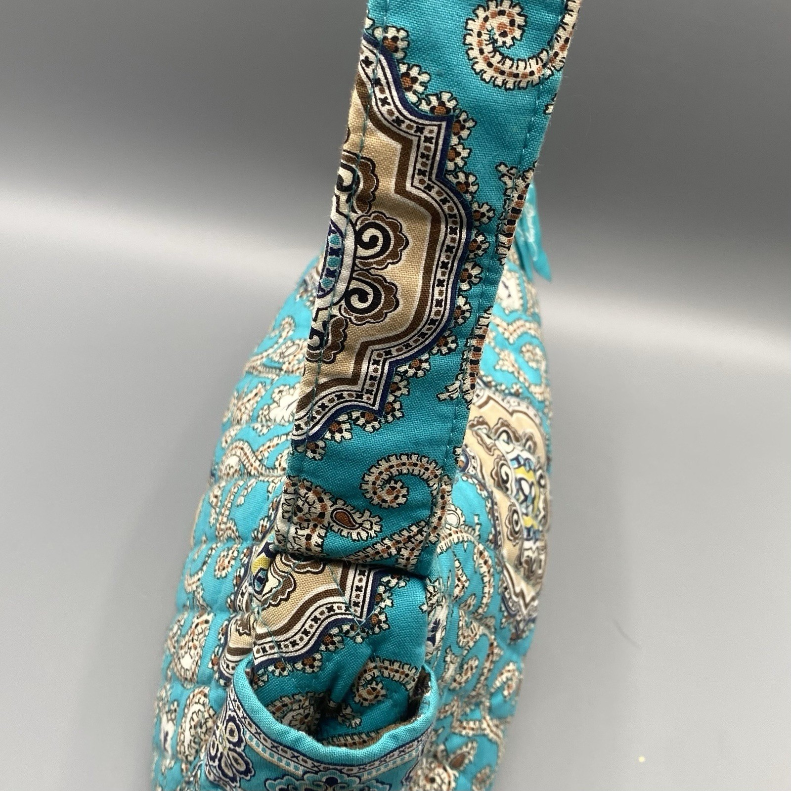 Vera Bradley Small Maggie Handbag Totally Turq Retired Paisley Shoulder Purse