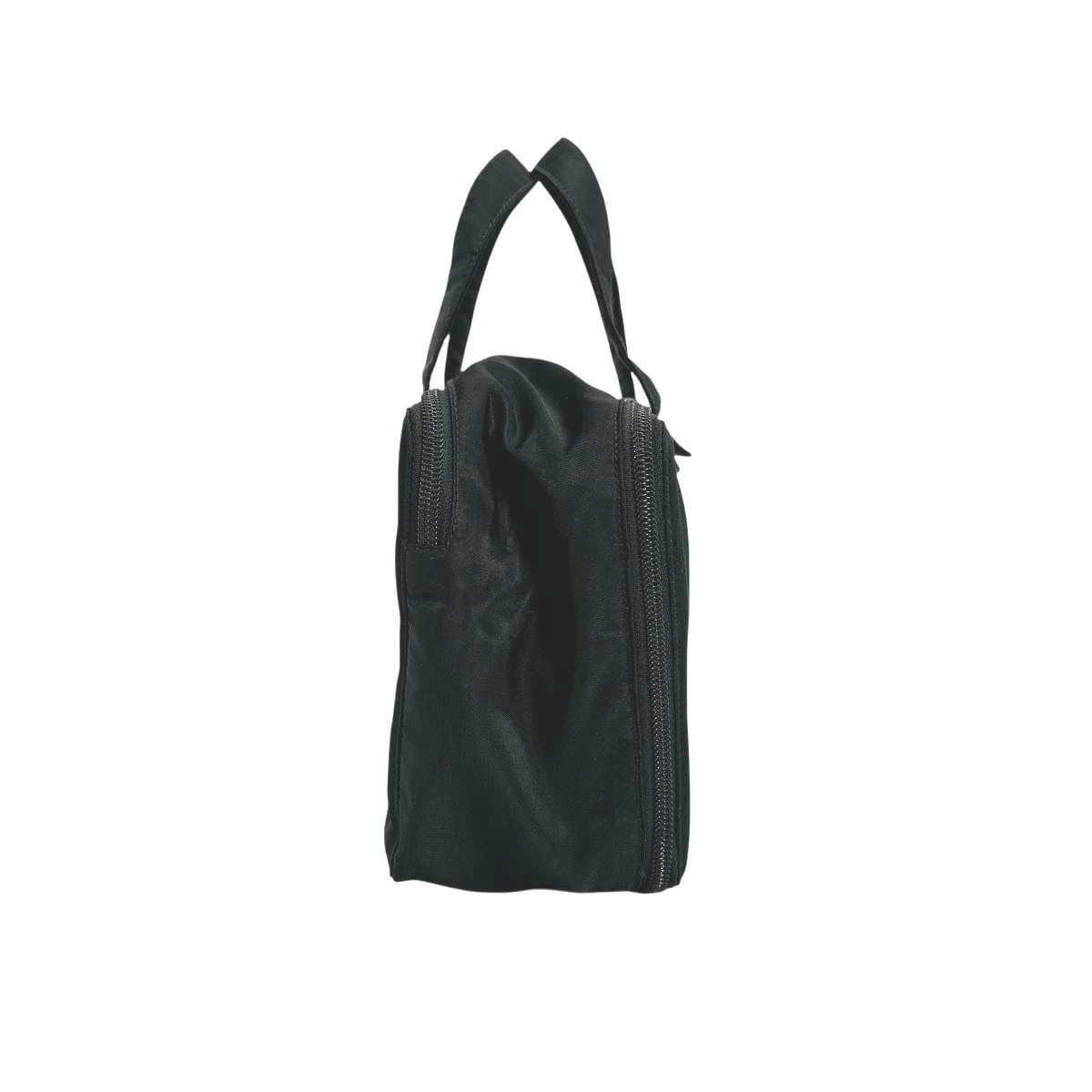 Prada Nylon Handbag Black Italy 26cm x 9.5cm Adjustable Strap