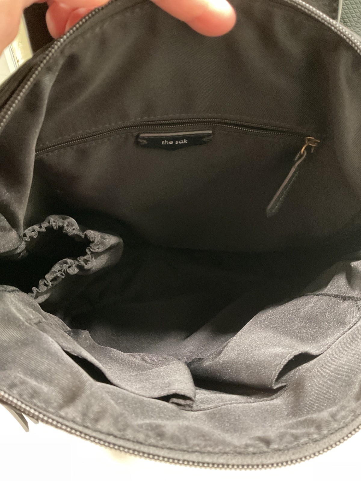 NWOT The Sak Olvera Backpack Style Unisex Black Quilted Travel Work School