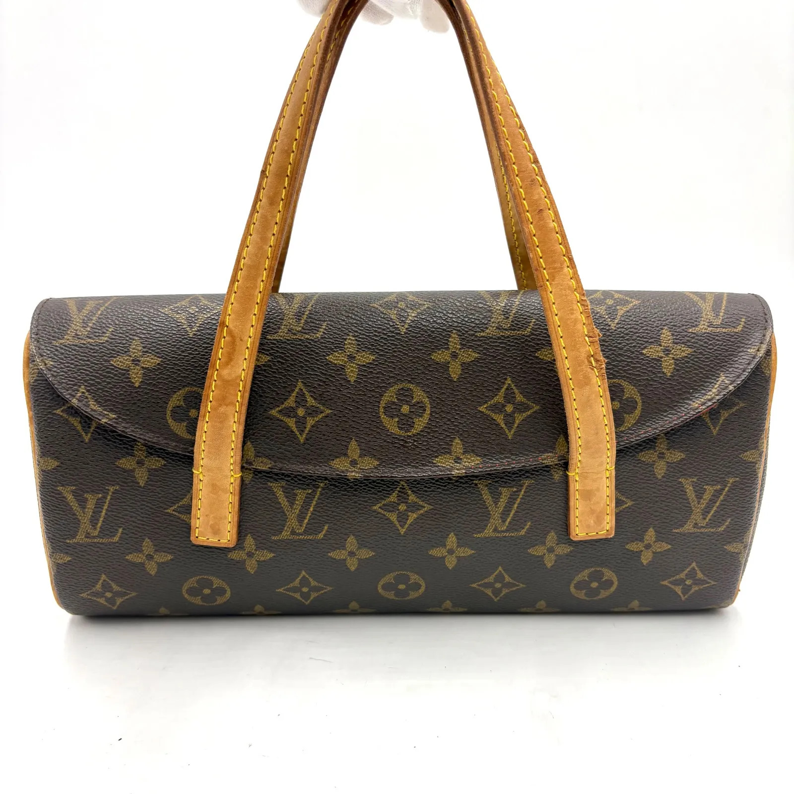 Auth Louis Vuitton Sonatine Monogram Handbag M51902 2Y7781