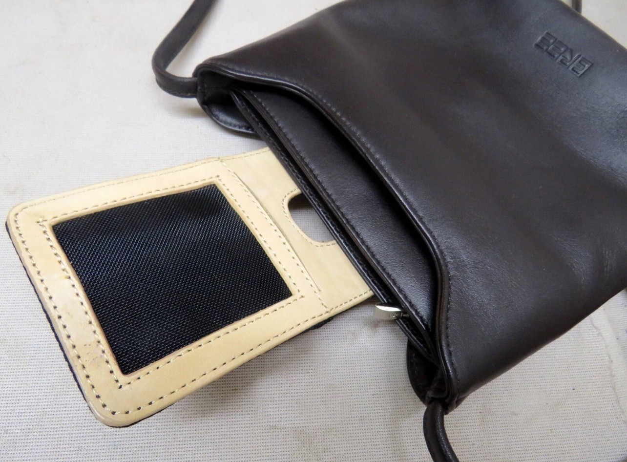 BREE Handbag Leather Crossbody Bag Black (German Brand)