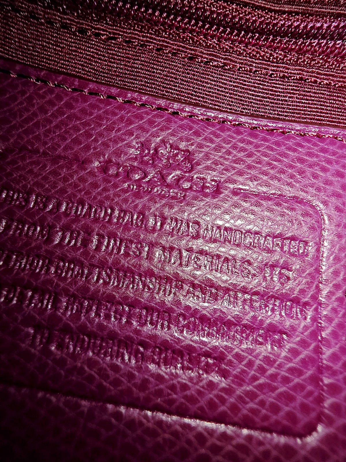 COACH Crossgrain Mini Christie Carryall In IM/Plum