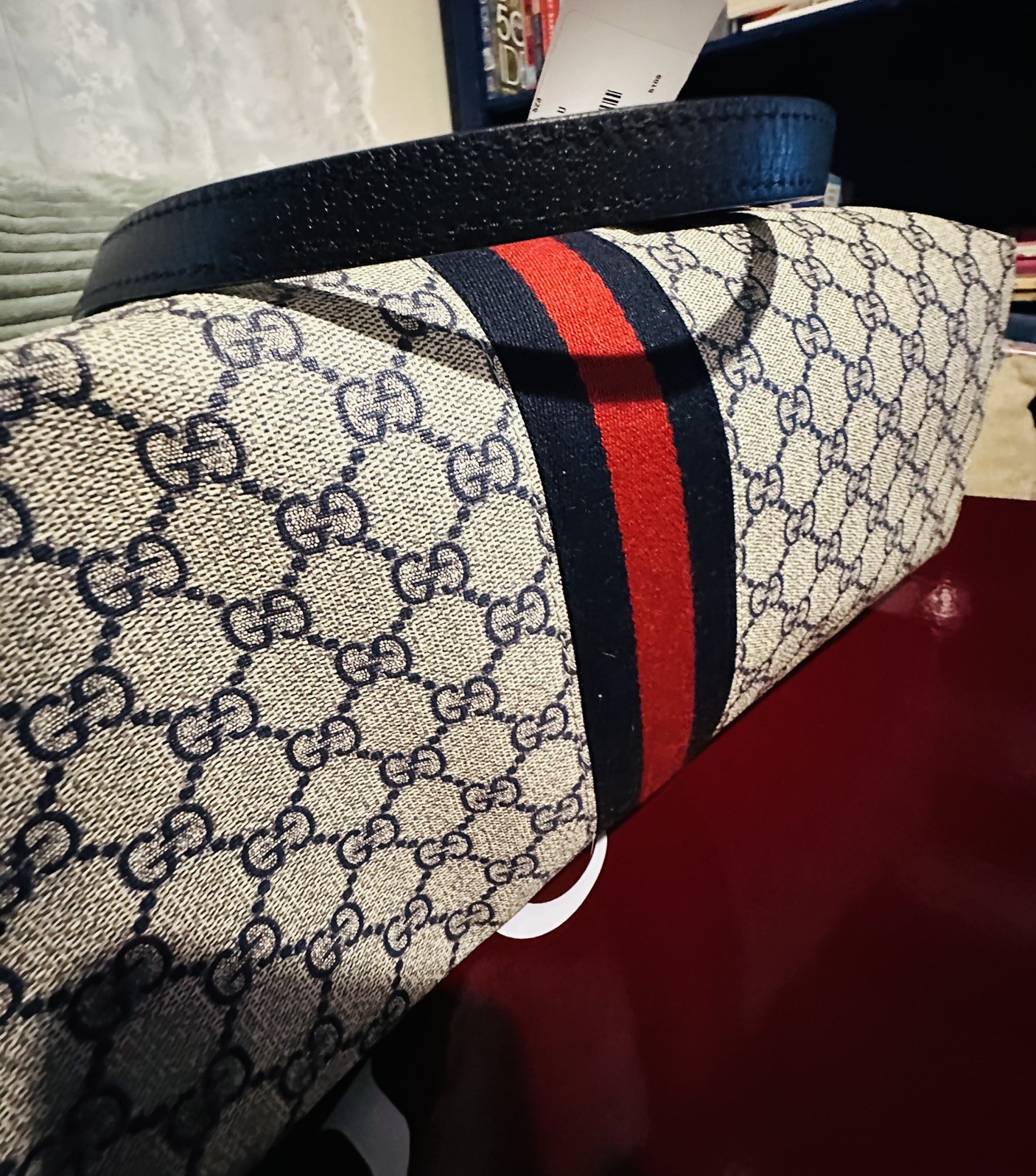 GUCCI Ophidia Large Tote Bag GG Canvas Never Used!