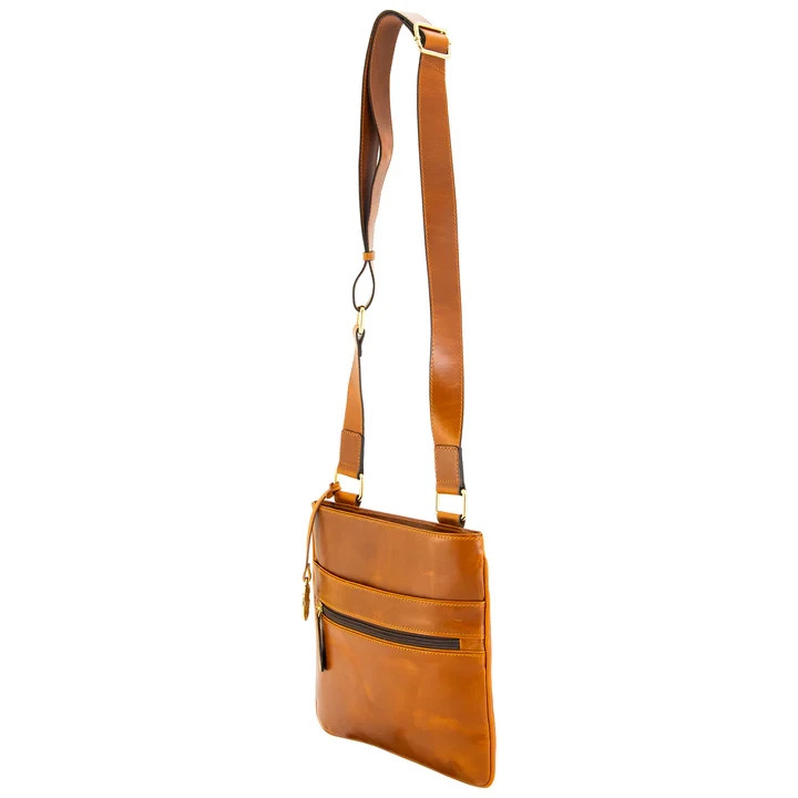 Cameleon Smith & Wesson Slim Cross Body Bag Concealed Carry Purse Tan NEW