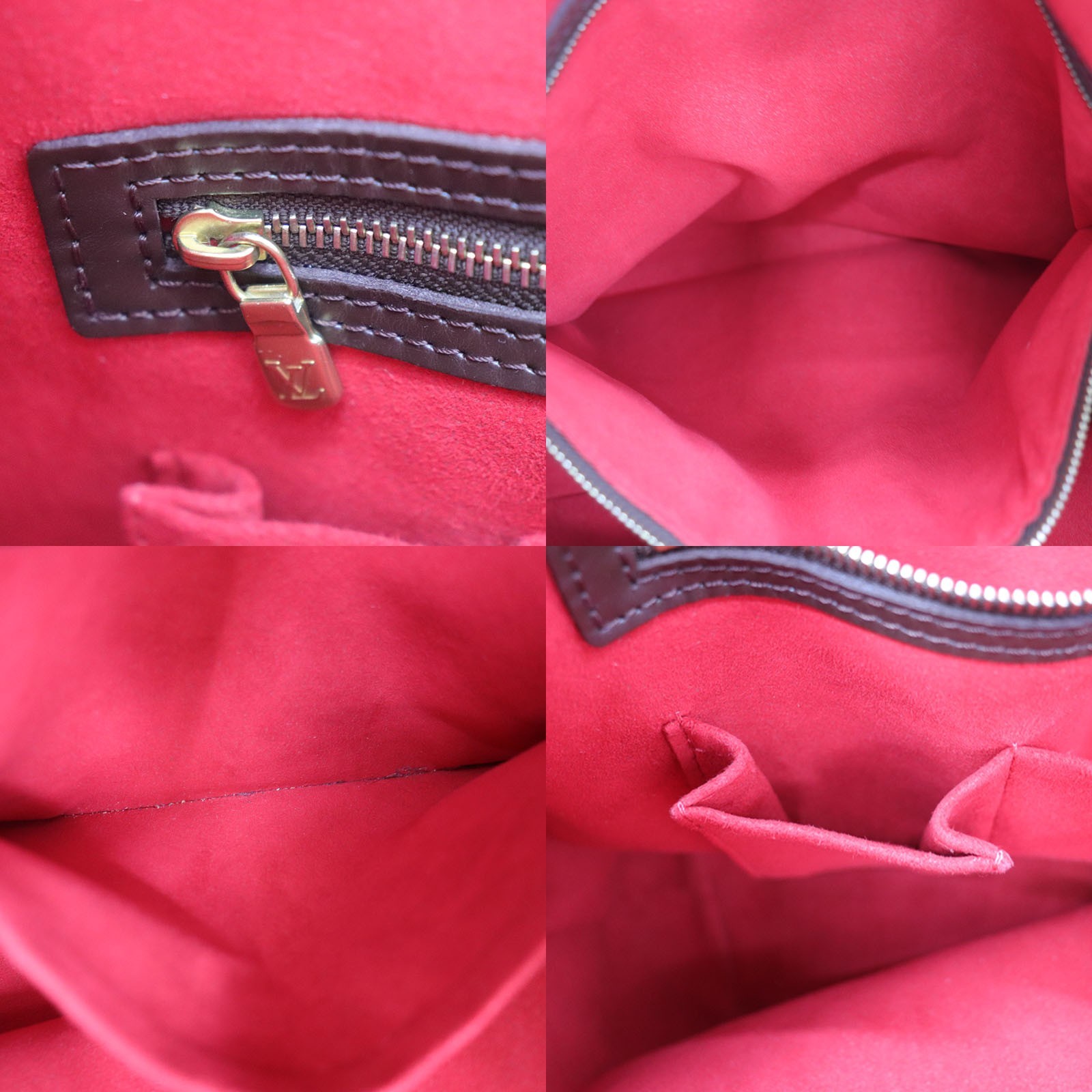 LOUIS VUITTON LV Hampstead GM Used Tote Bag Damier N51203 Vintage #EH351 S