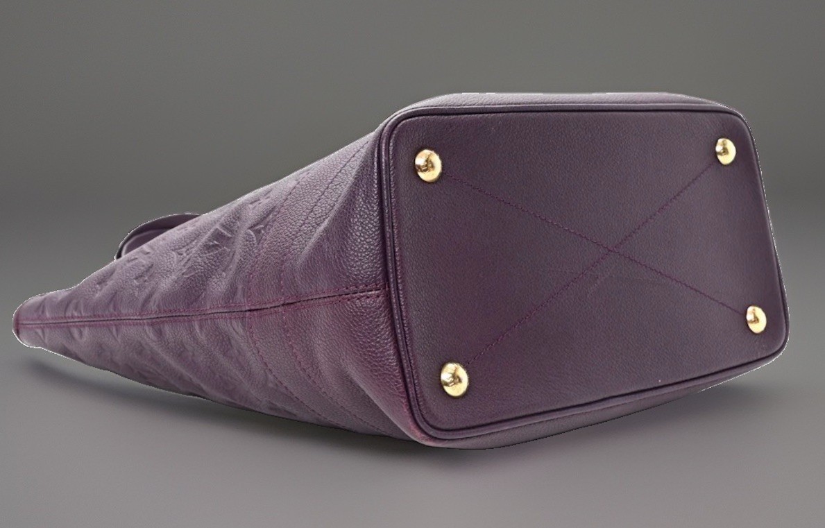 Louis Vuitton Citadine Shoulder Bag PM Purple Monogram Empreinte Leather