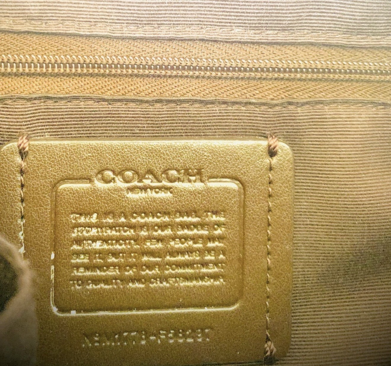 Coach crossbody signature bag
