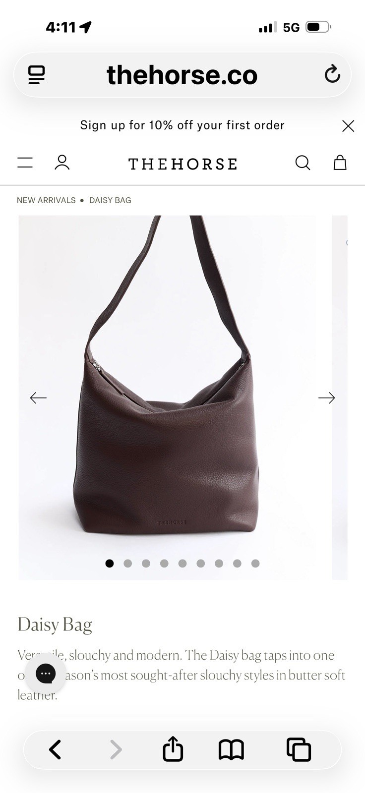 The Horse Daisy Hobo In Coffee
