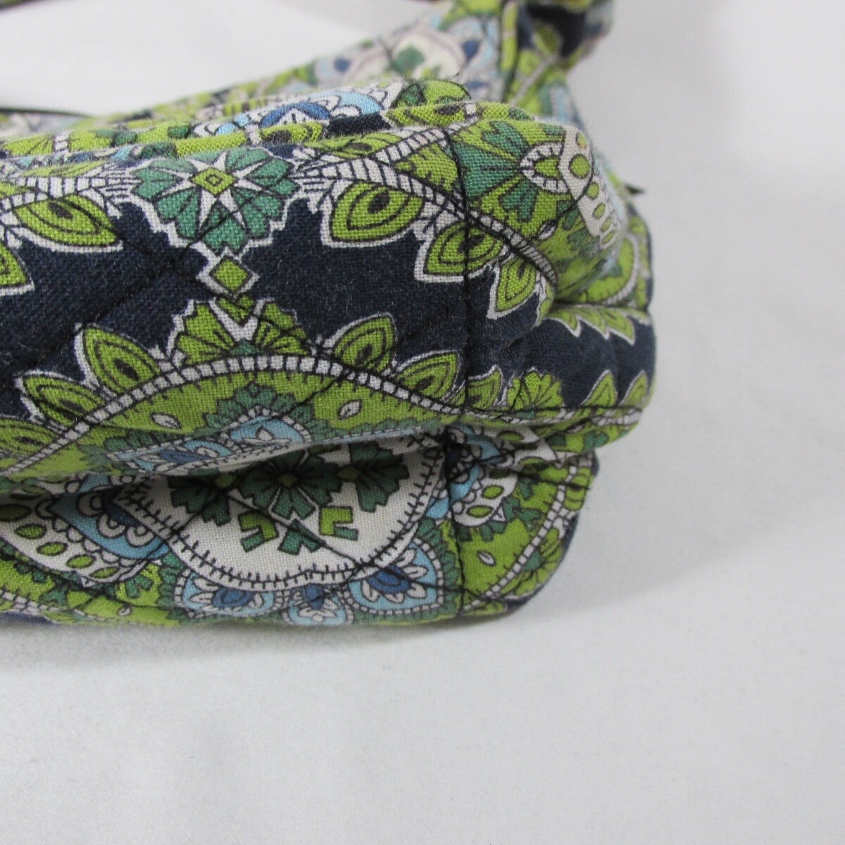 Vera Bradley Cambridge Libby Crossbody Bag Green Black Blue Quilted