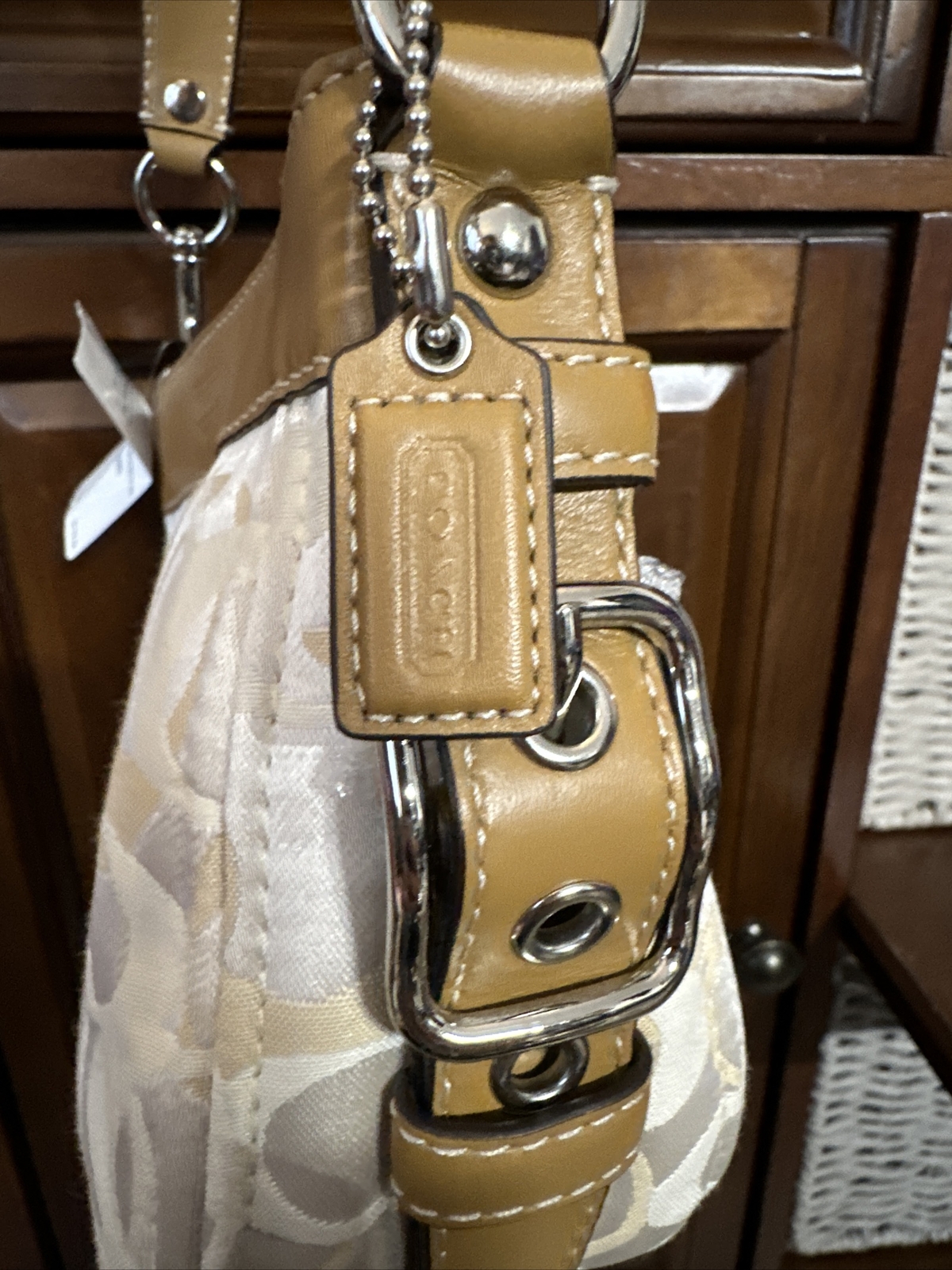Authentic COACH Zoe Optic Sig Tp Hnd F44109 Brand New With Tags!