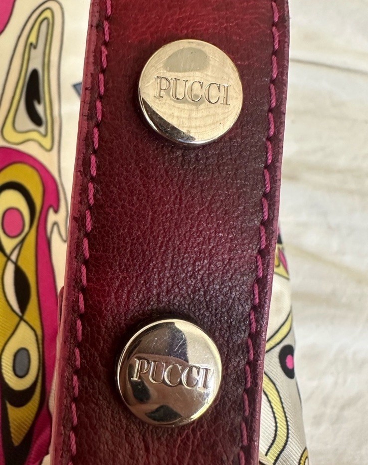 Y2K Women’s Emilio Pucci Mini Vanity Handbag Brilliant Abstract Color