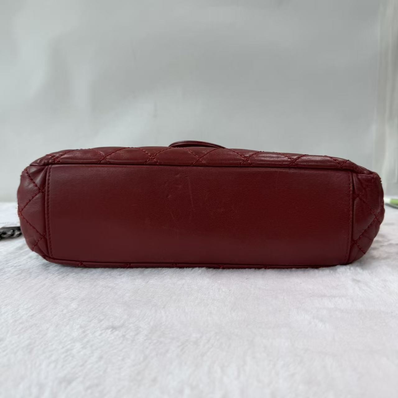 Chanel Jumbo Classic Red Lambskin Crossbody PD6933@pre-verified by eBay 26.07.09