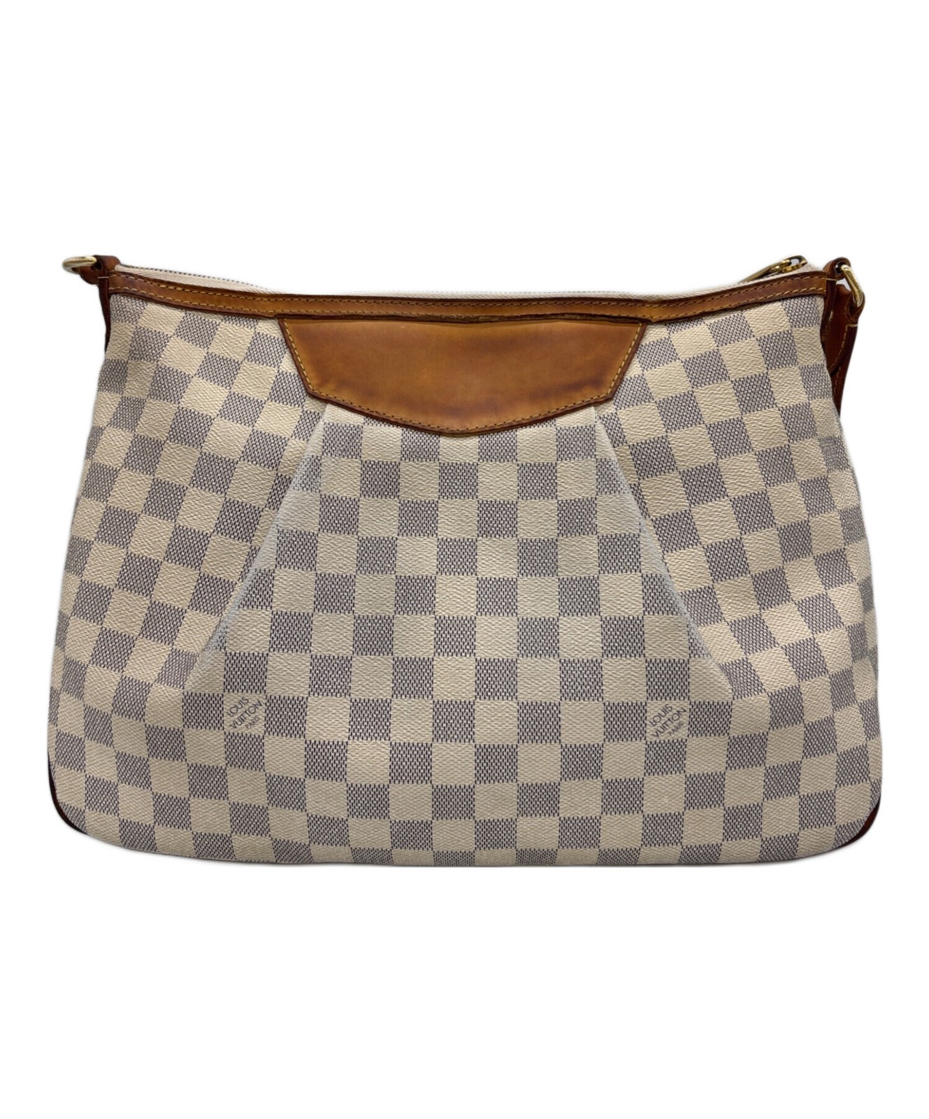 LOUIS VUITTON Shoulder bag Damier Azur Canvas Beige Authentic From Japan