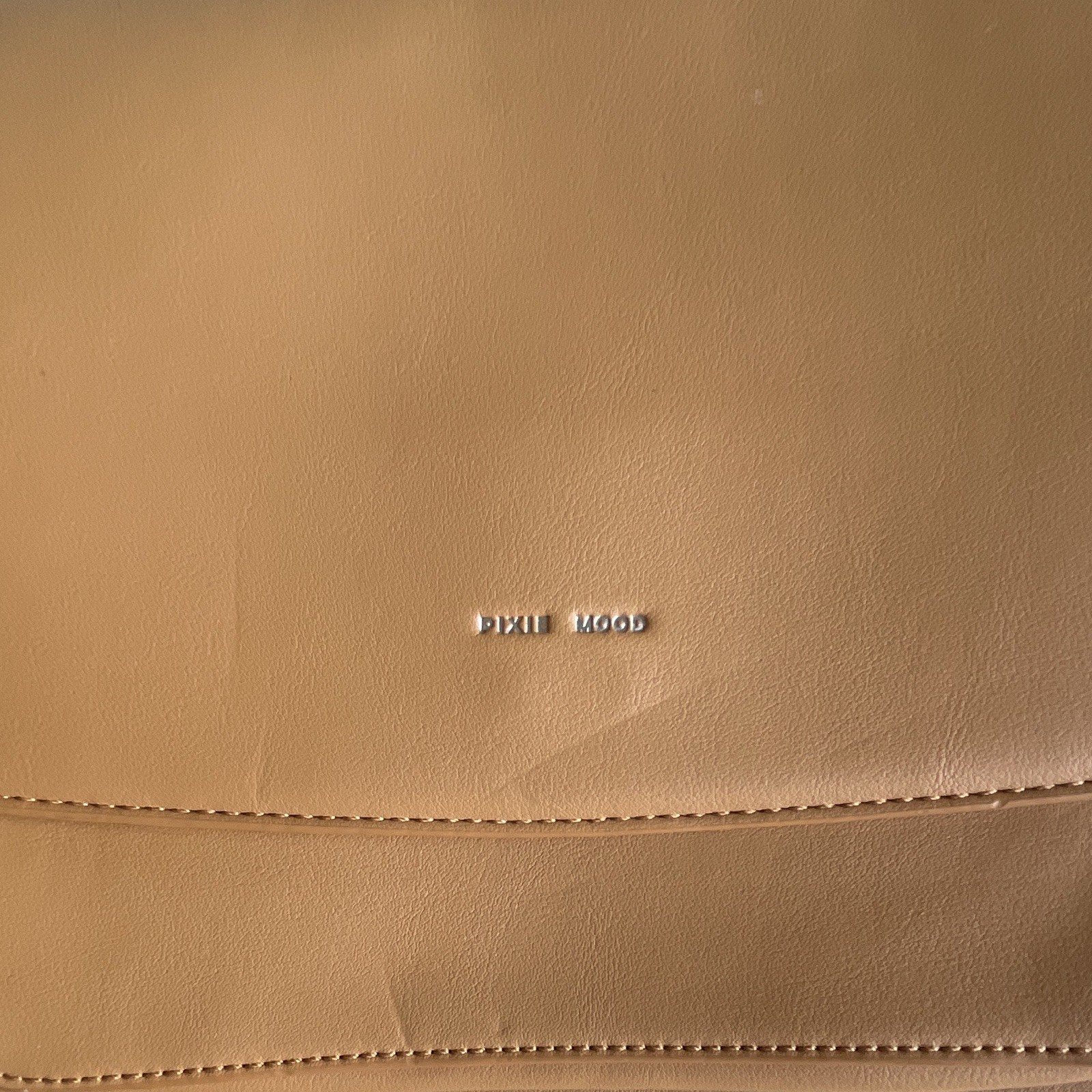 Pixie Mood Women’s Tan Crossbody Bag Magnetic Flap Zip Top, Adjustable Strap