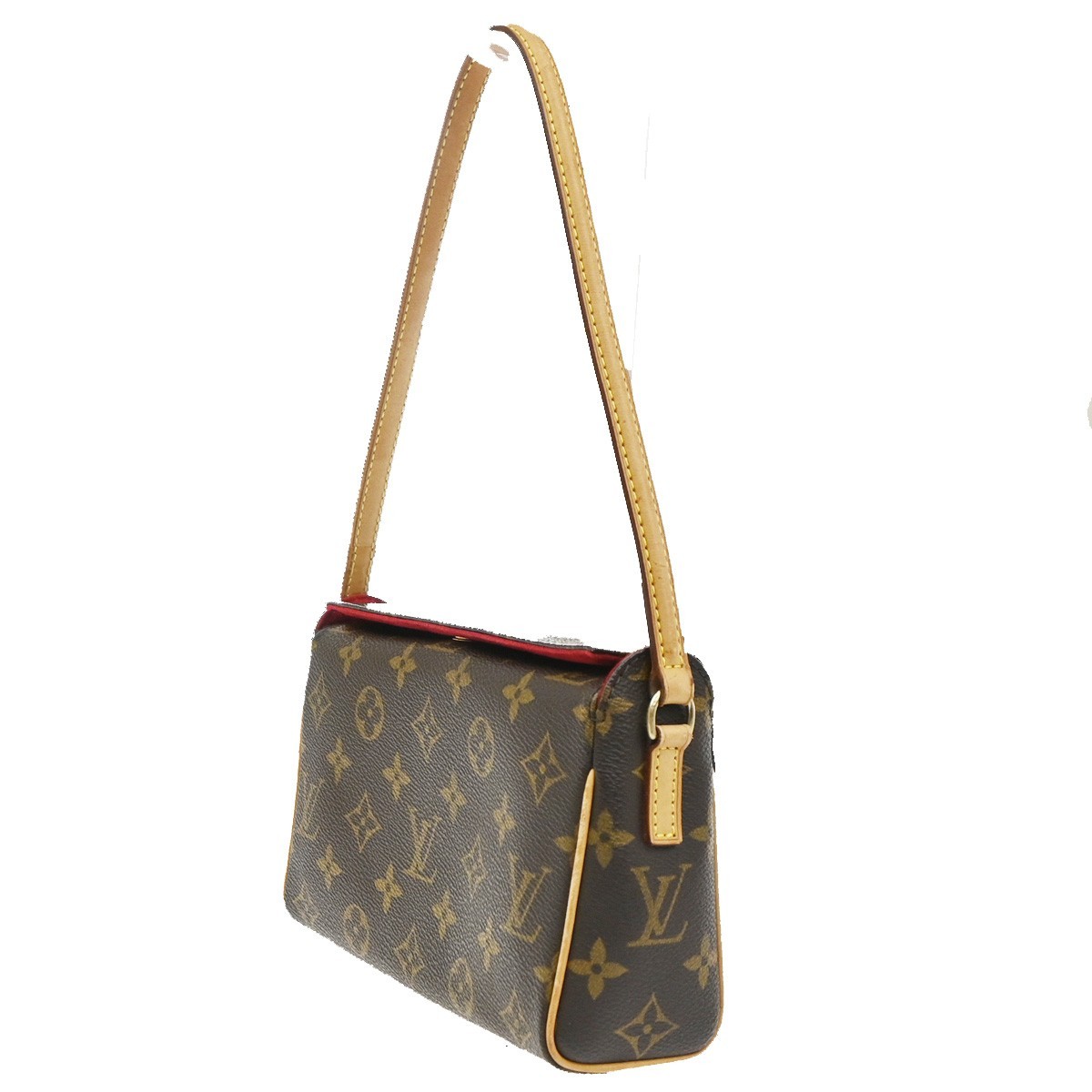 LOUIS VUITTON LV Recital Long Shoulder Bag Monogram Brown M51900 50TA702