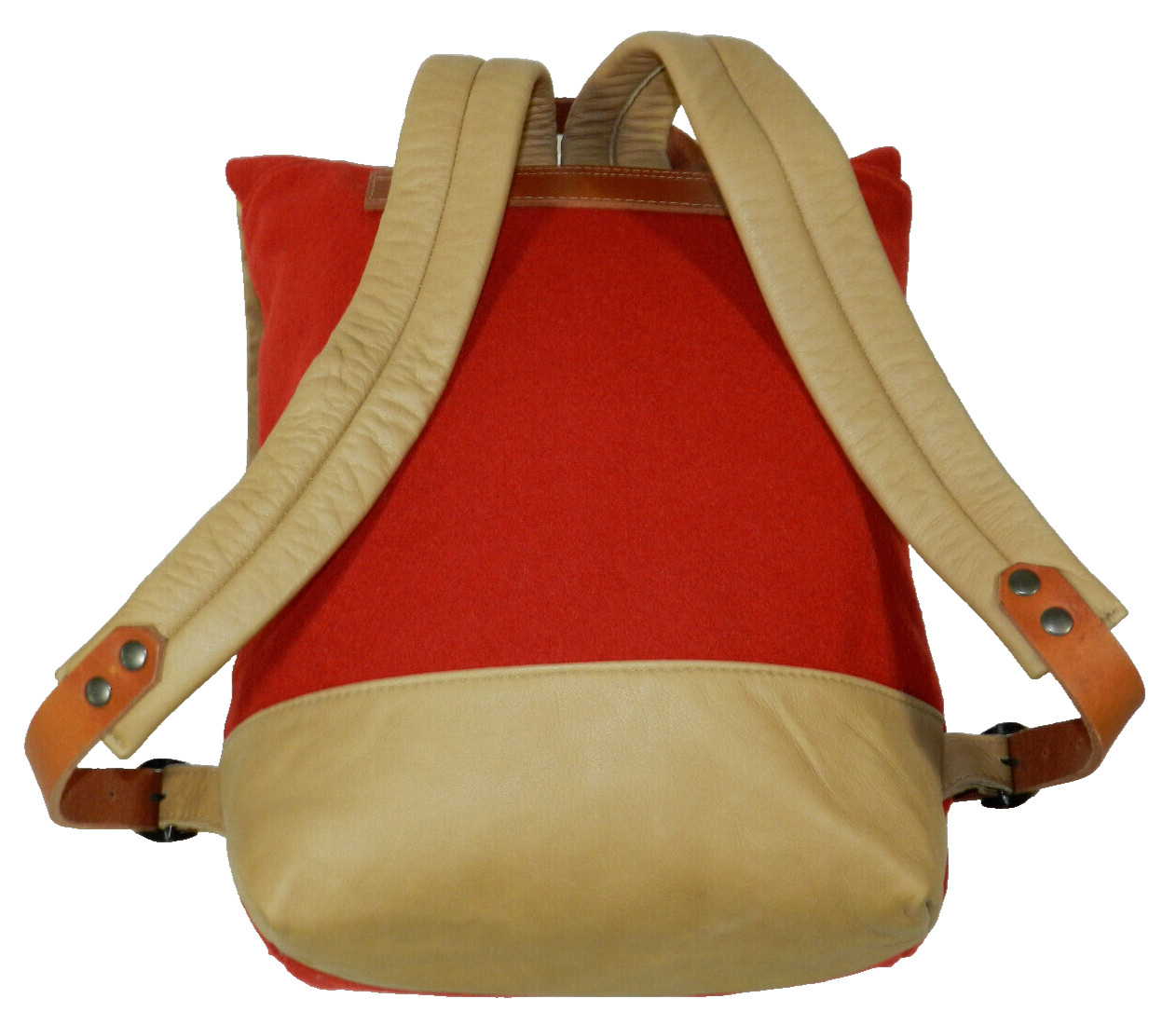 Red Wool Backpack New