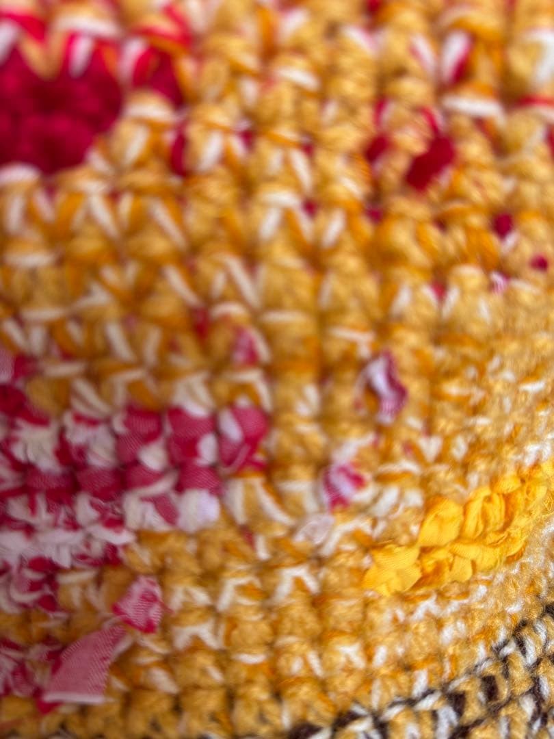 Handmade Multi-Color Crochet Bag – Unique Design, 25cm x 34cm