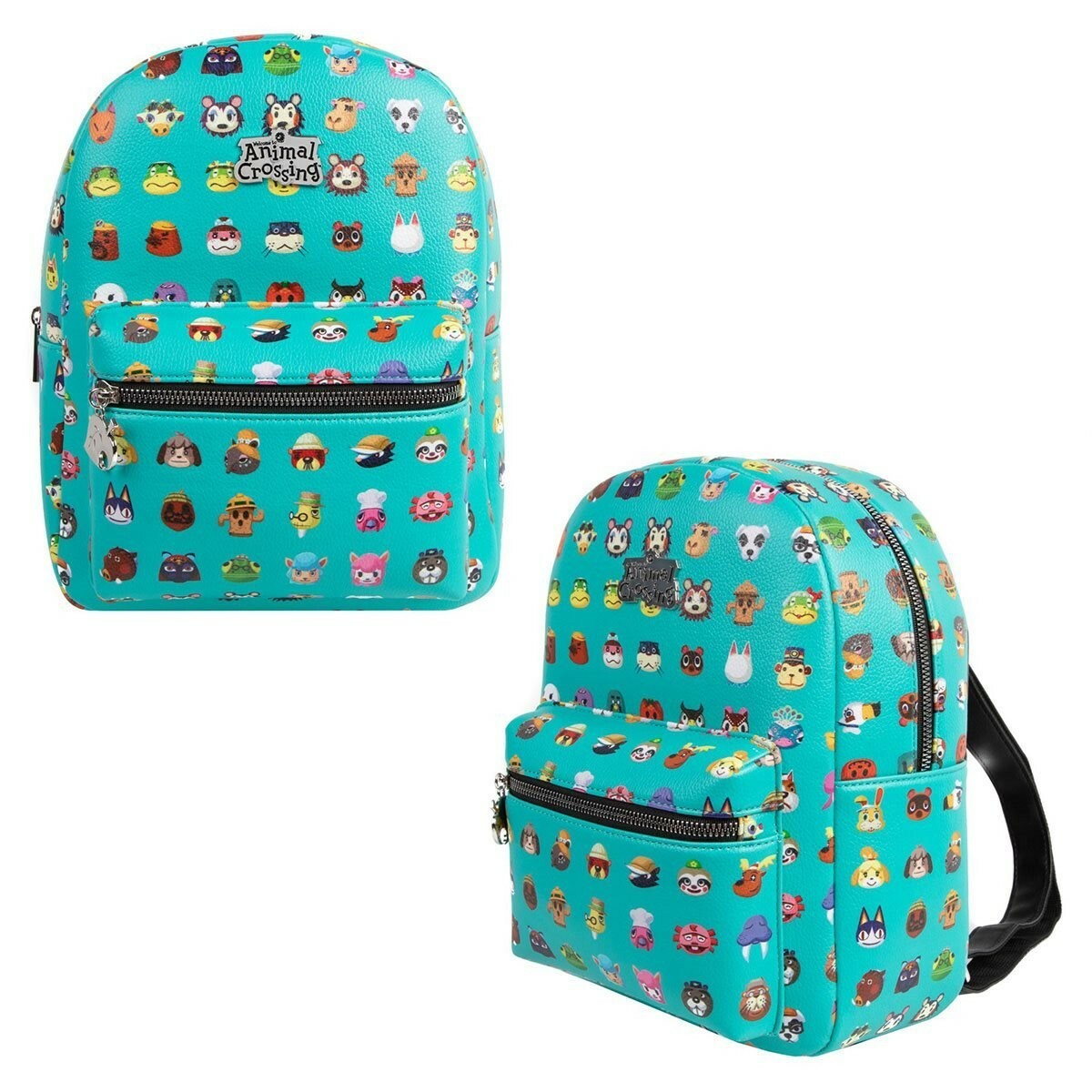 New BioWorld Animal Crossing Character Print Mini-Backpack 